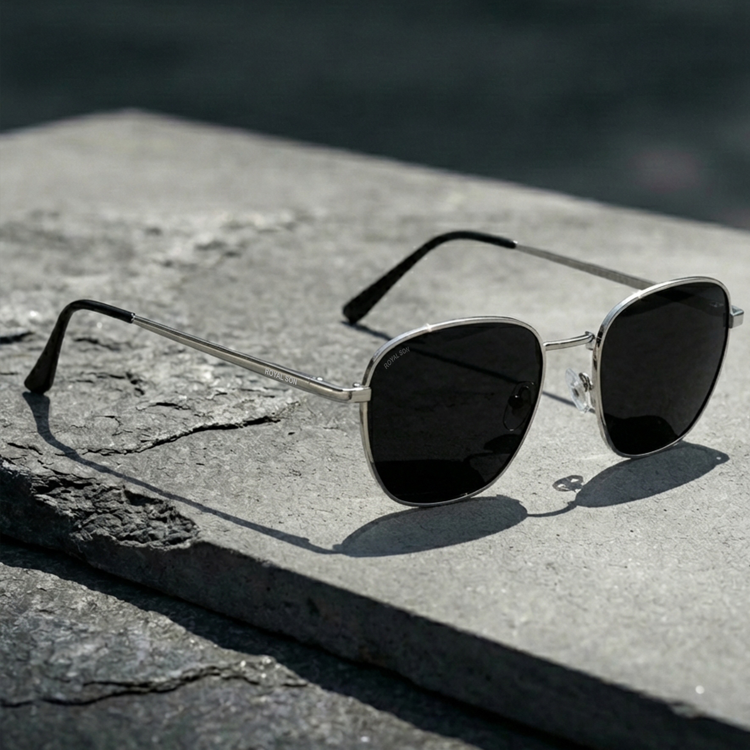 Royal Son Stylish UV Protection Square Sunglasses for Men & Women - SG-RS4040-C2