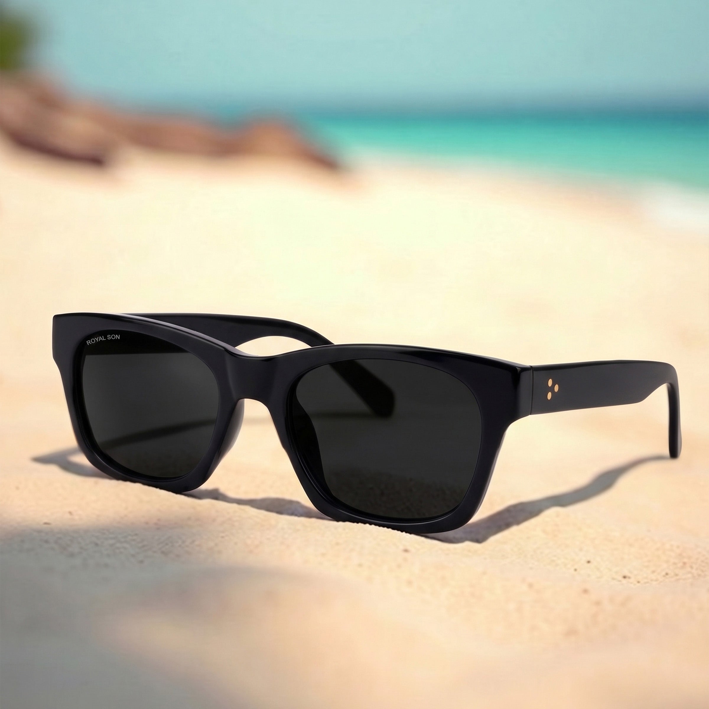 Royal Son Oversized Black UV Protection Coolers Sunglasses Men Women - CHI00167-C1