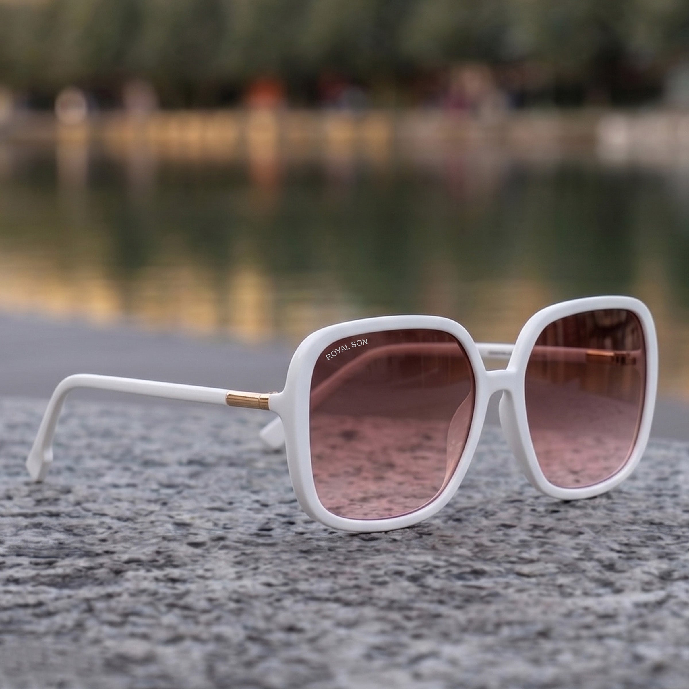 Royal Son Oversized Square UV Protected Women Sunglasses - CHI0096-C8