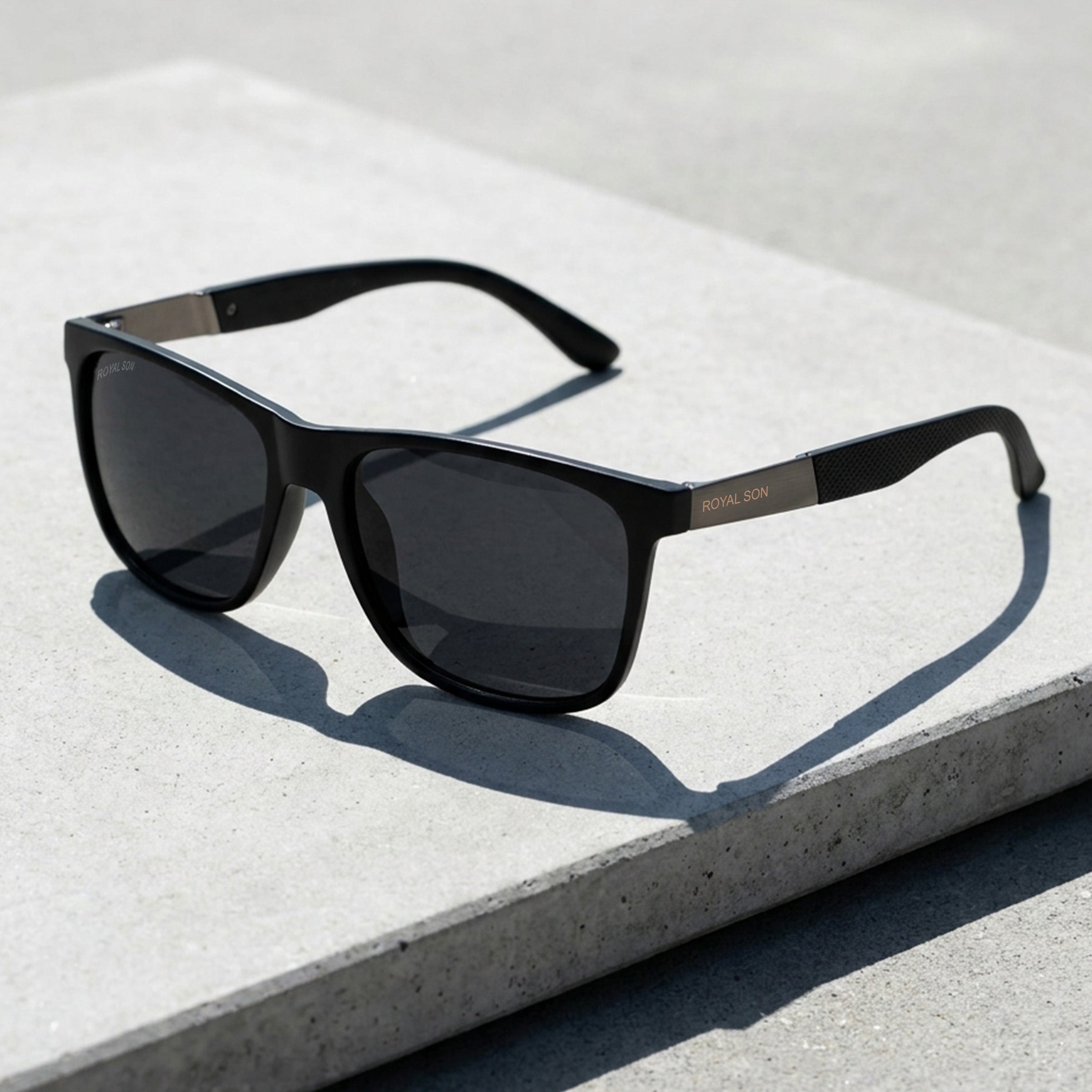 Royal Son Square Polarized Men Women Sunglasses - CHI00121-C1