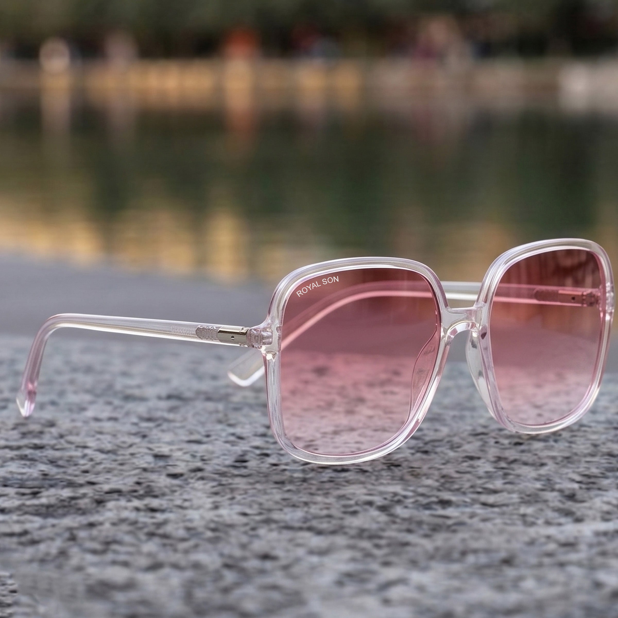 Royal Son Oversized Square UV Protected Women Sunglasses - CHI0096-C3