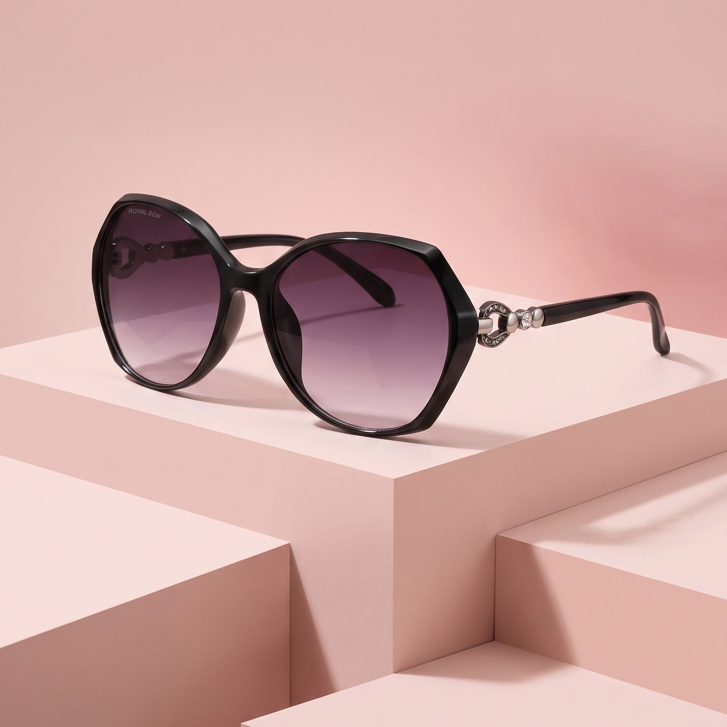 Royal Son Oversized Butterfly UV Protected Women Sunglasses - CHIWM00116-C1