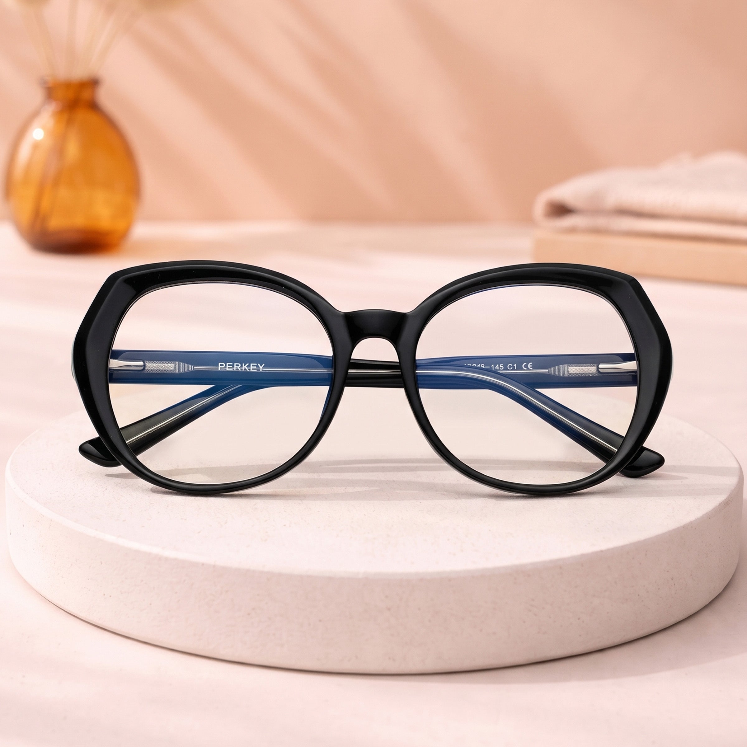 PERKEY Full Rim Oval  Spectacles Frames Women - OPTL004-C1