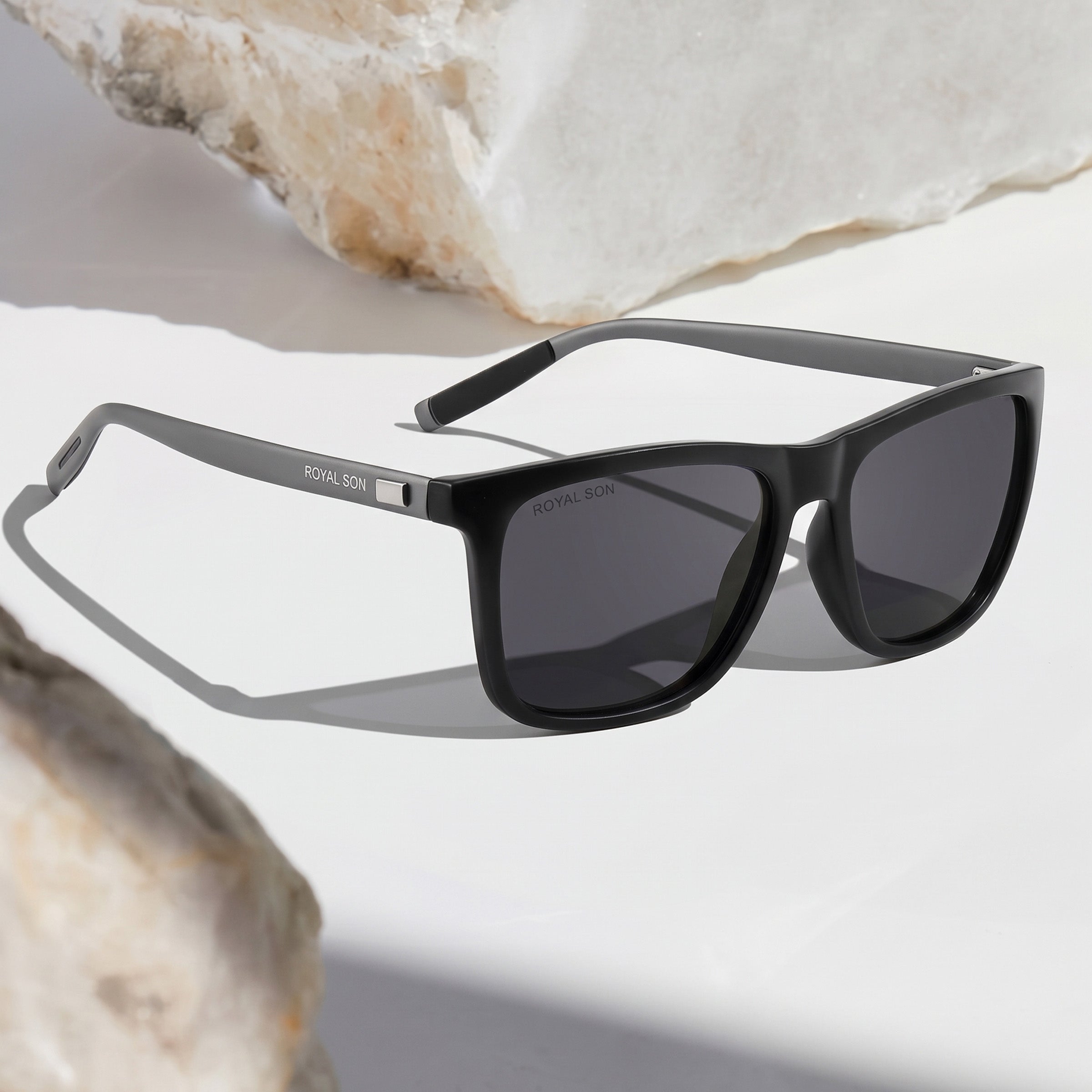 Royal Son Square Polarized Men Sunglasses - CHI0086-C2