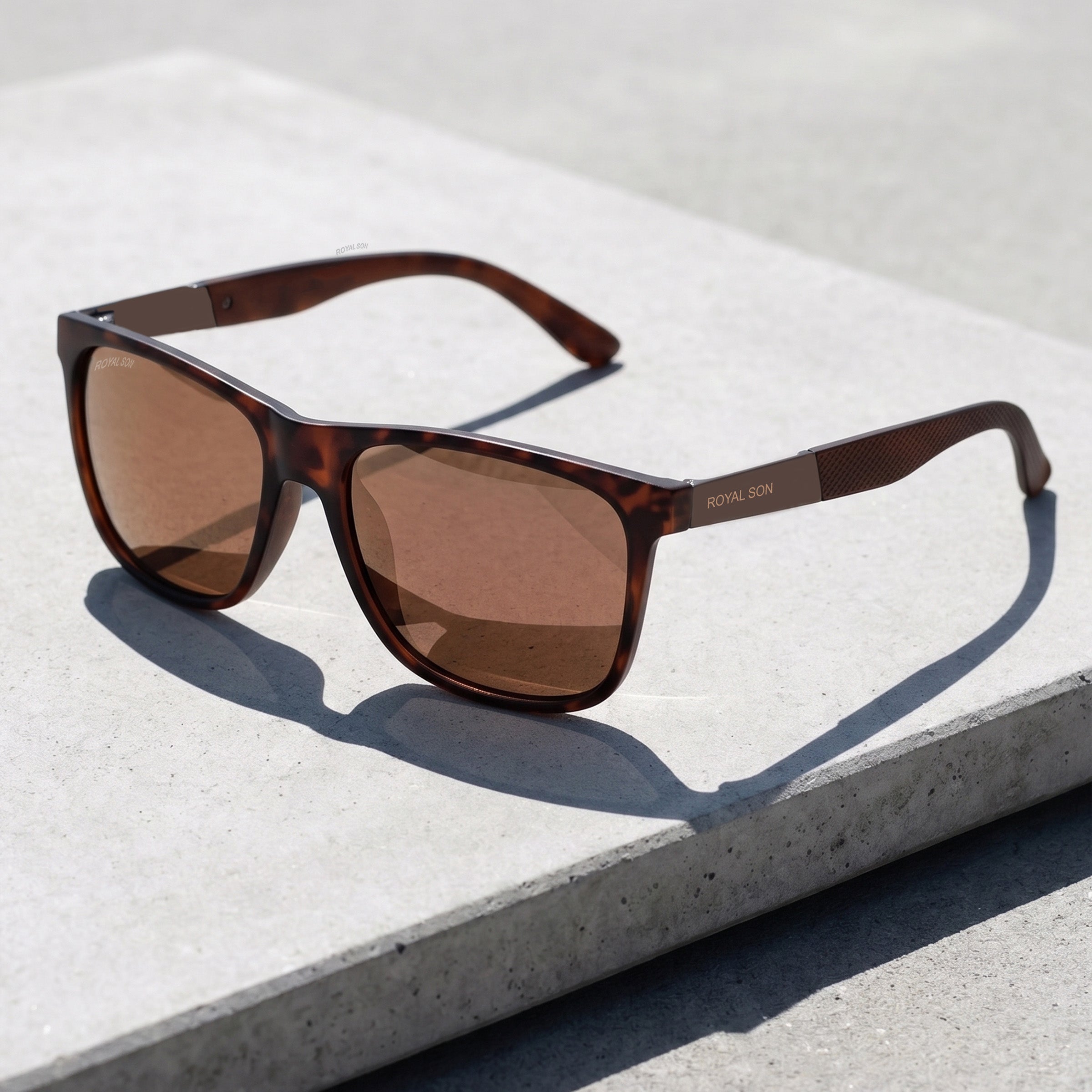 Royal Son Square Polarized Men Women Sunglasses - CHI00121-C2