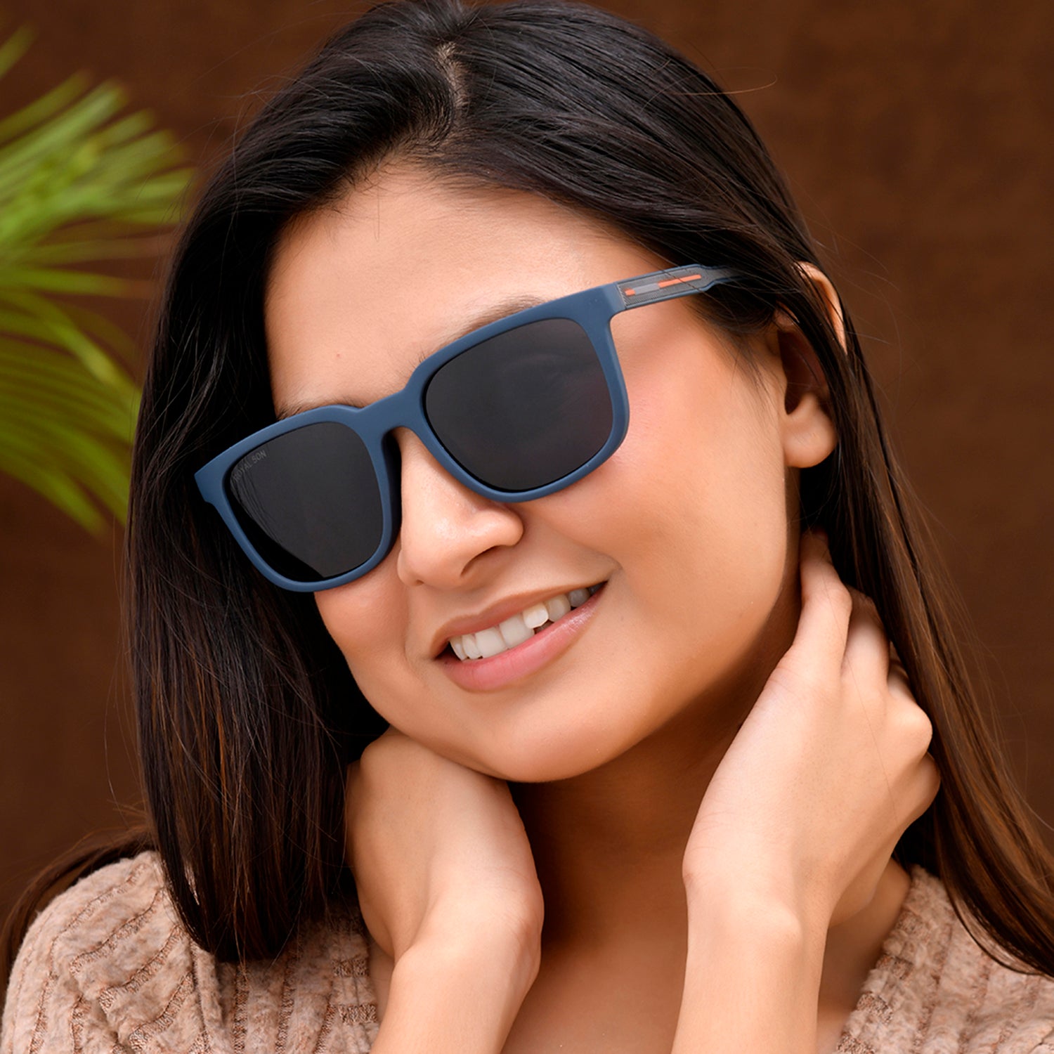 Royal Son Square Black UV Protection Polarized Sunglasses Men Women - - CHI00152-C5