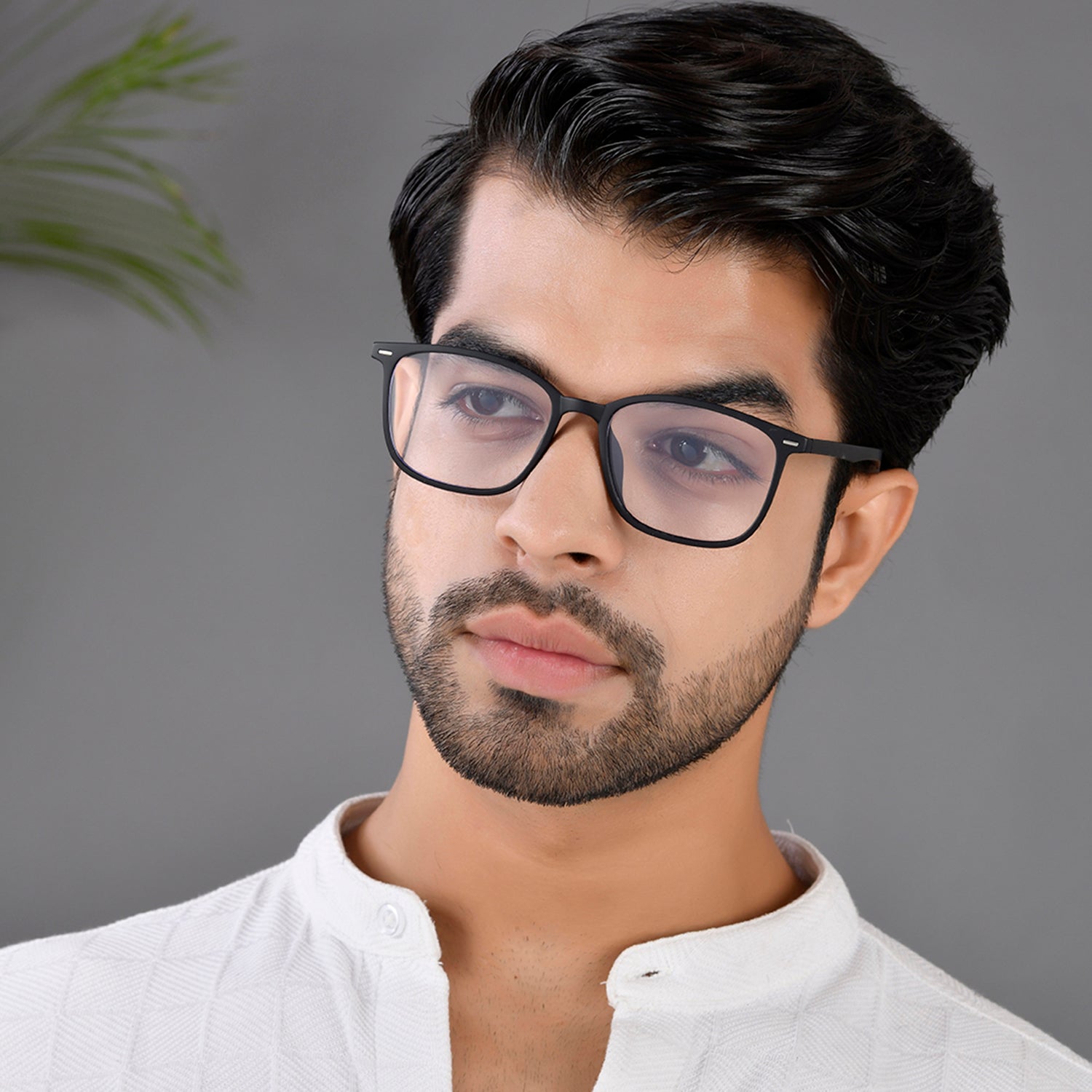 Royal Son Pilot Black Spectacles Frames Men Women - SF0061-C1