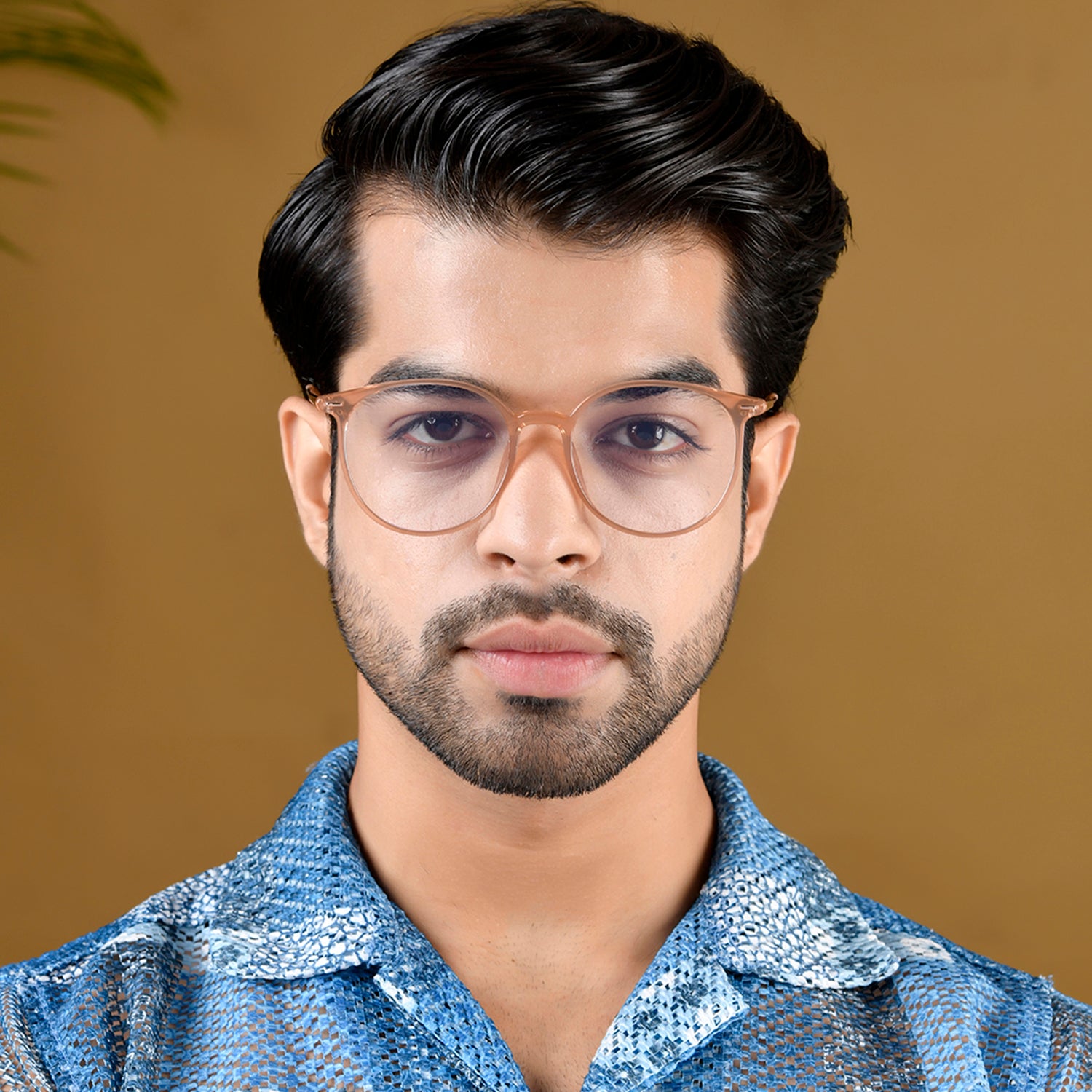 Royal Son Round Pink Blue Light Blocking Blue Cut Eyeglasses Men Women - SF0089-C3