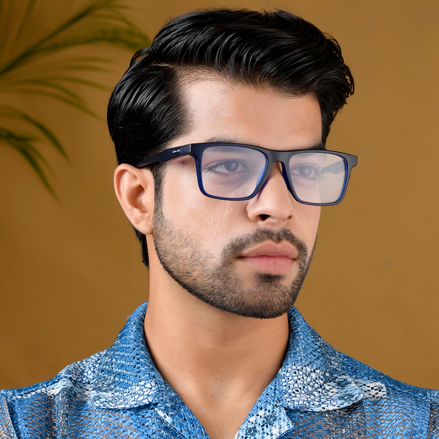 Royal Son Full Rim Blue Cut Glasses For Men - SF-RS1010-C10