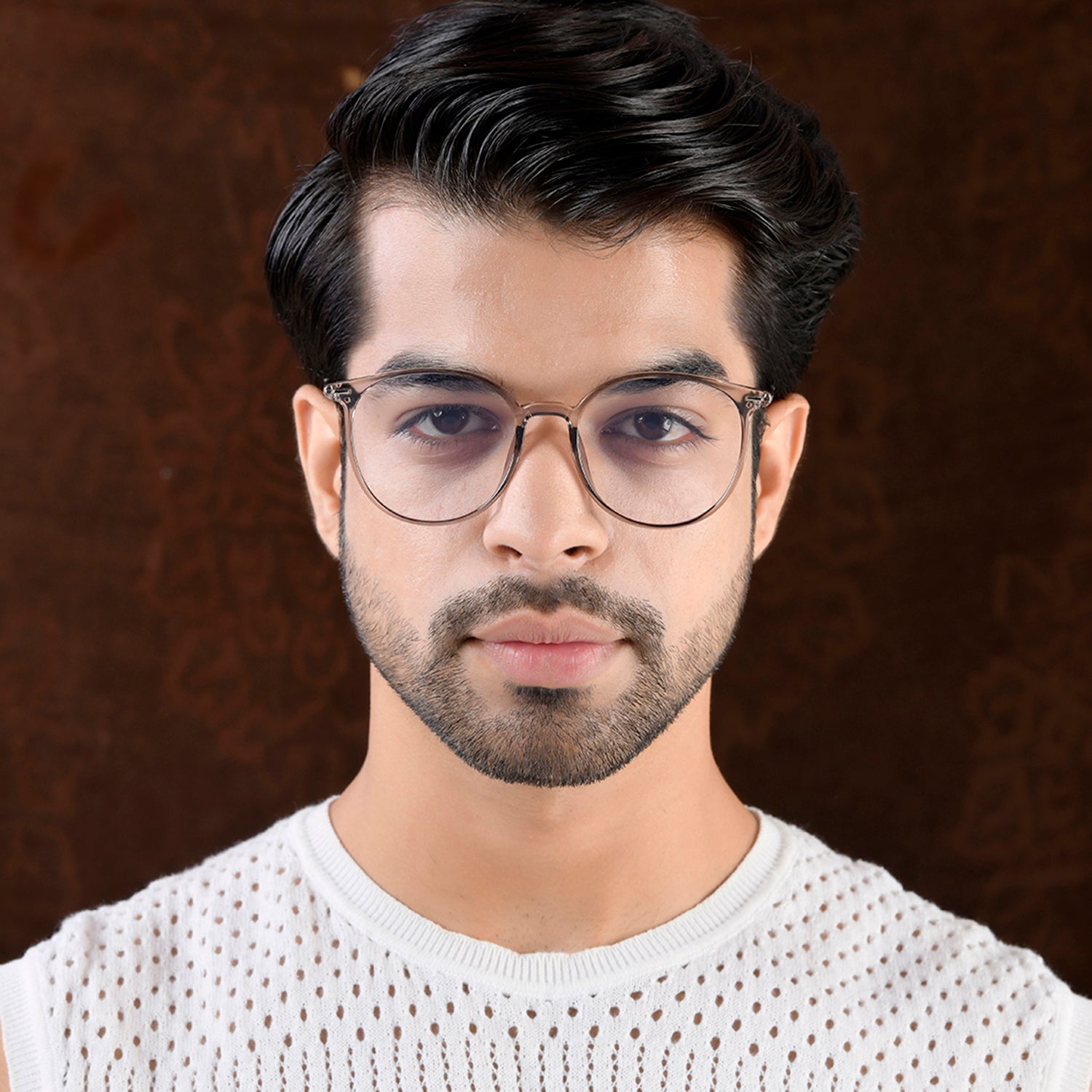 Royal Son Round Grey Blue Light Blocking Spectacles Frames Men Women - SF0089-C1