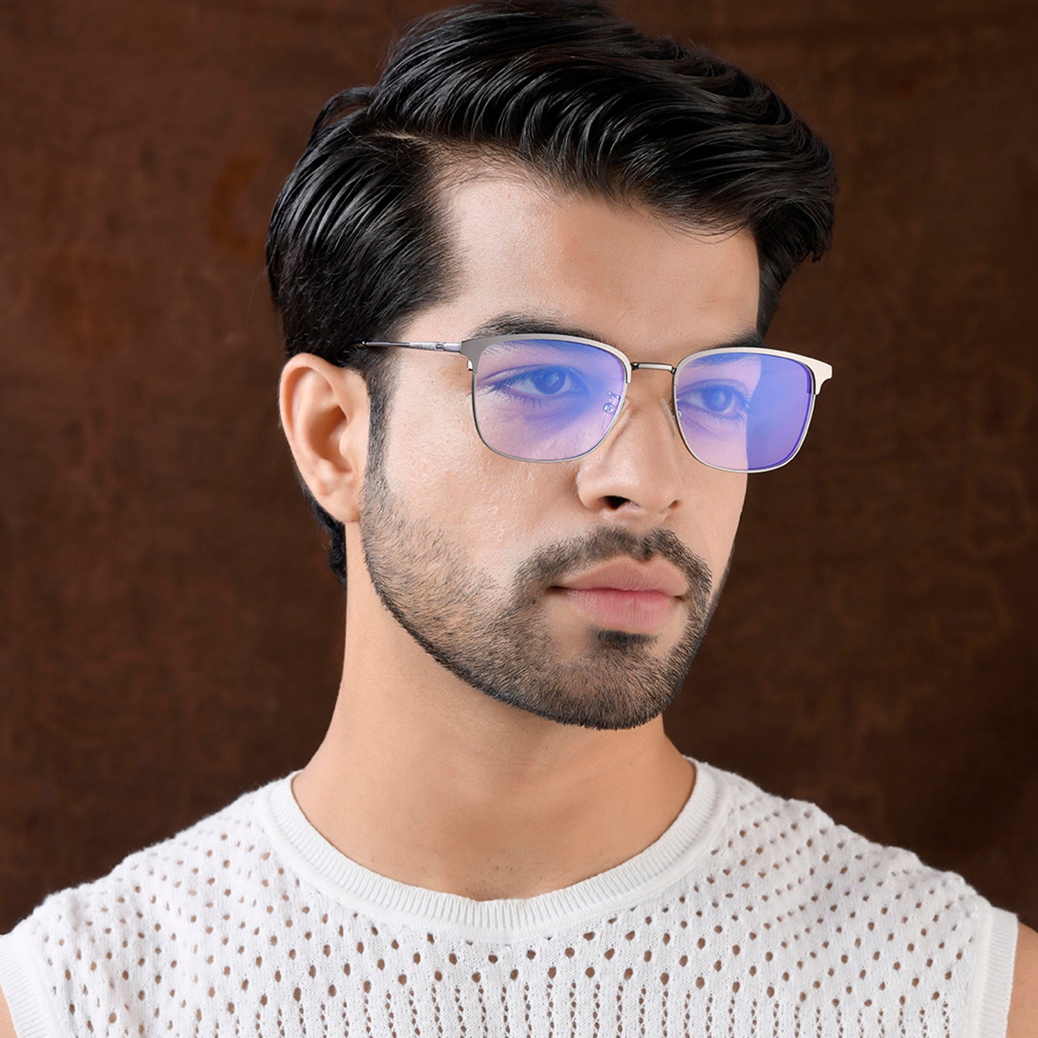 Royal Son Square Black Computer Glasses Blue Light Blocking Spectacles Frames Men Women - SF0087-C1
