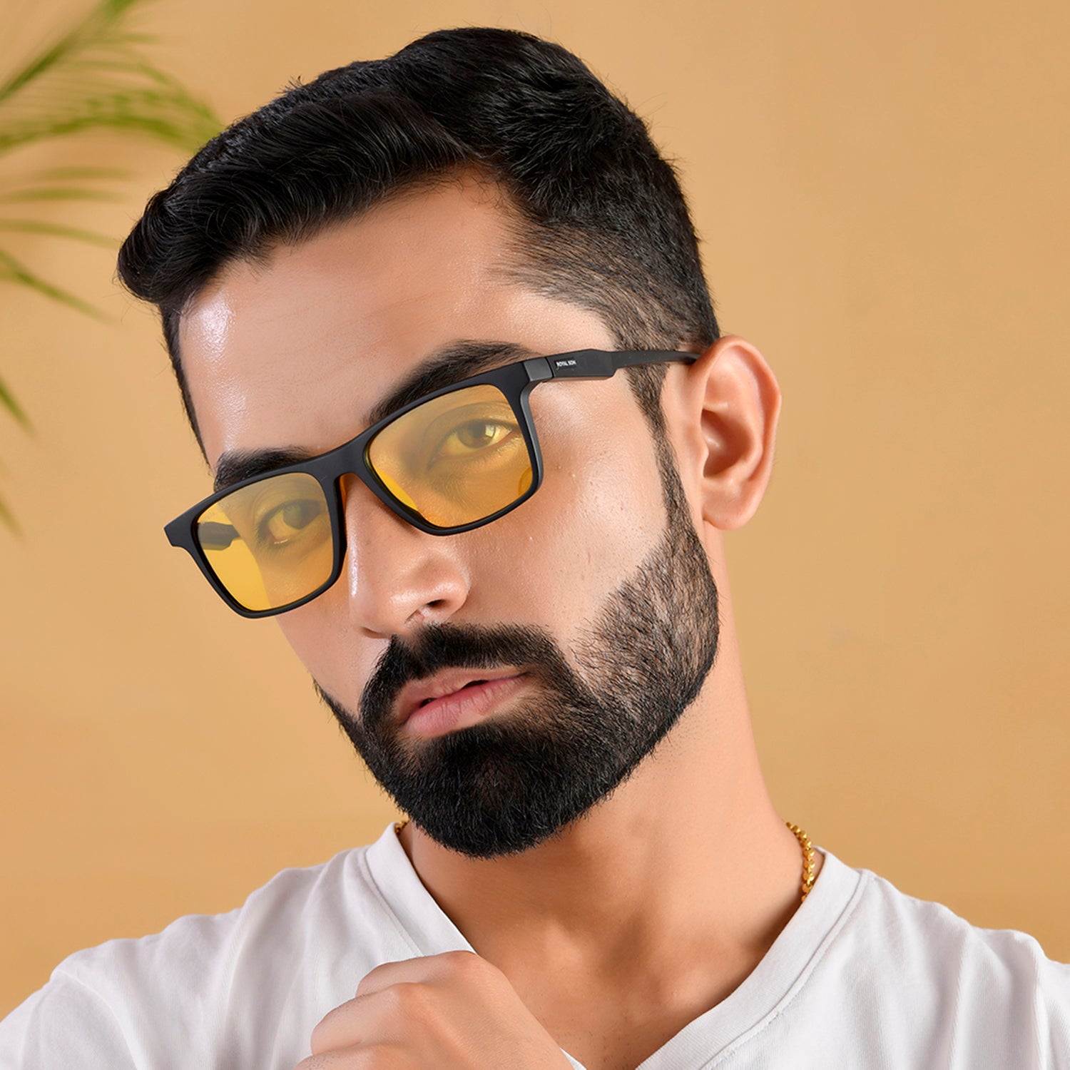 Royal Son Yellow Night Driving Polarized Sunglasses For Men - SG-RS1010-C2