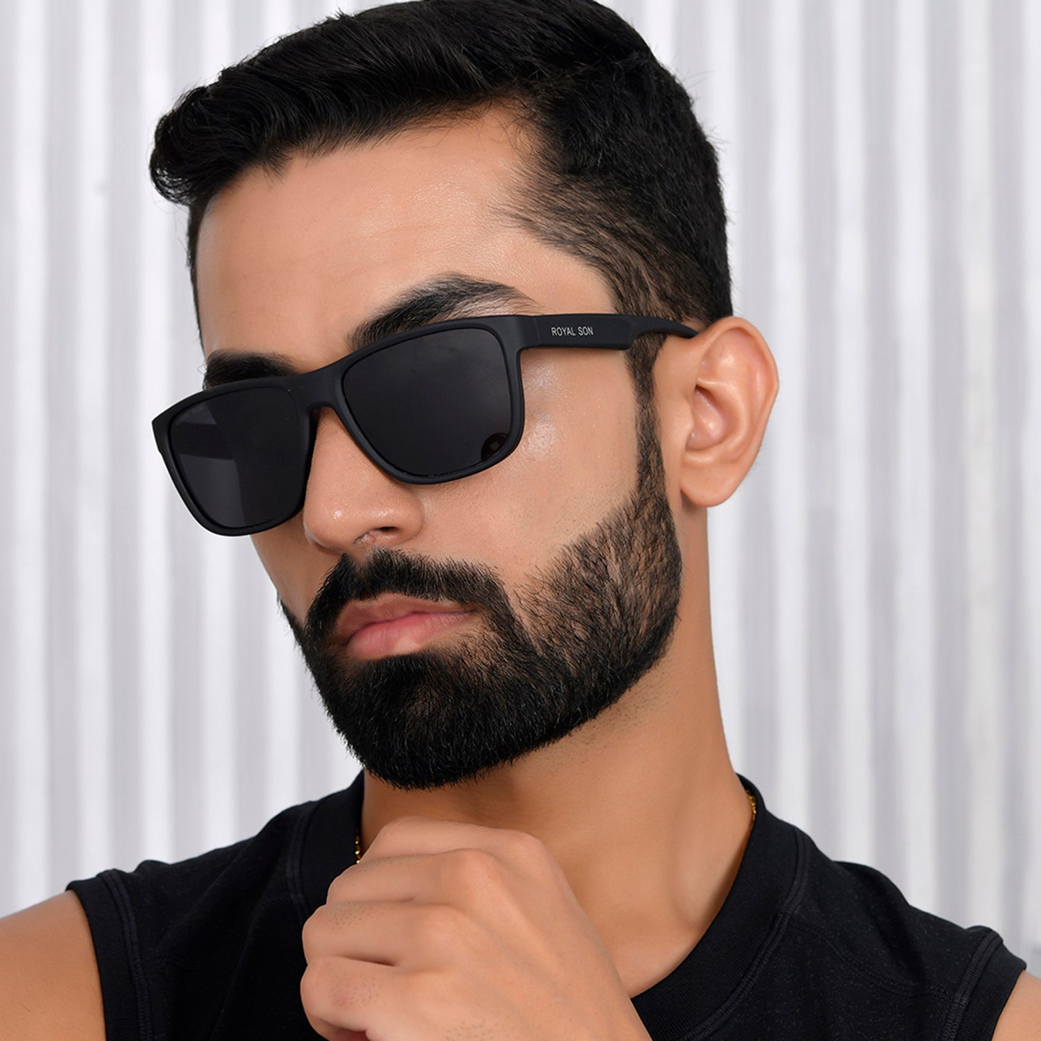 Royal Son Sports Black Polarized Sunglasses Men Women  - CHI00173-C1