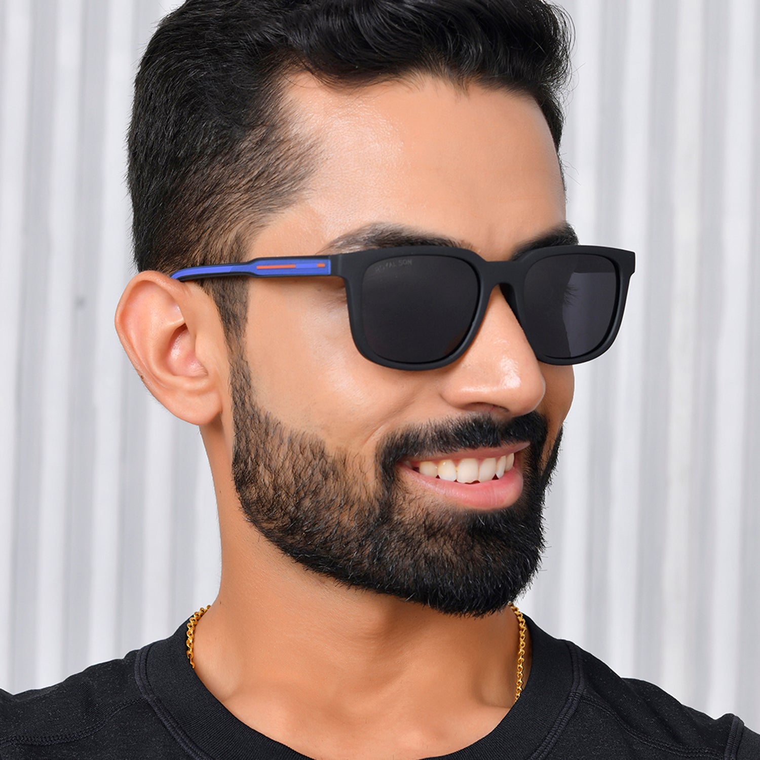 Royal Son Square Black UV Protection Polarized Sunglasses Men Women - CHI00152-C2