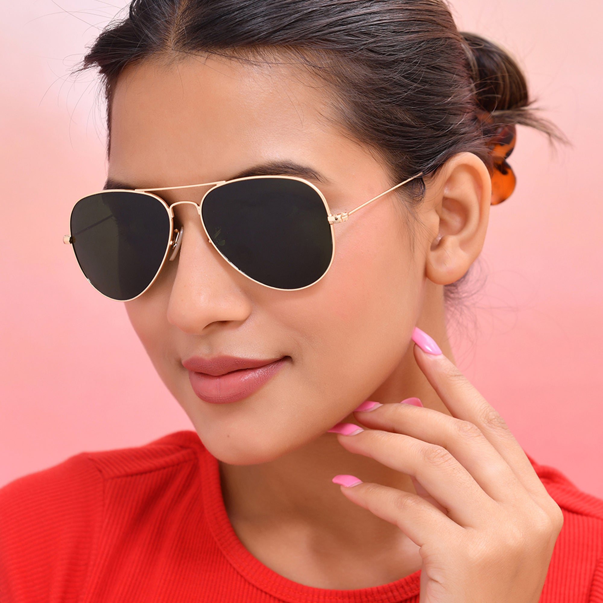 Royal Son Trendy UV Protection Sunglasses for Men & Women - SG-RS7070-C4
