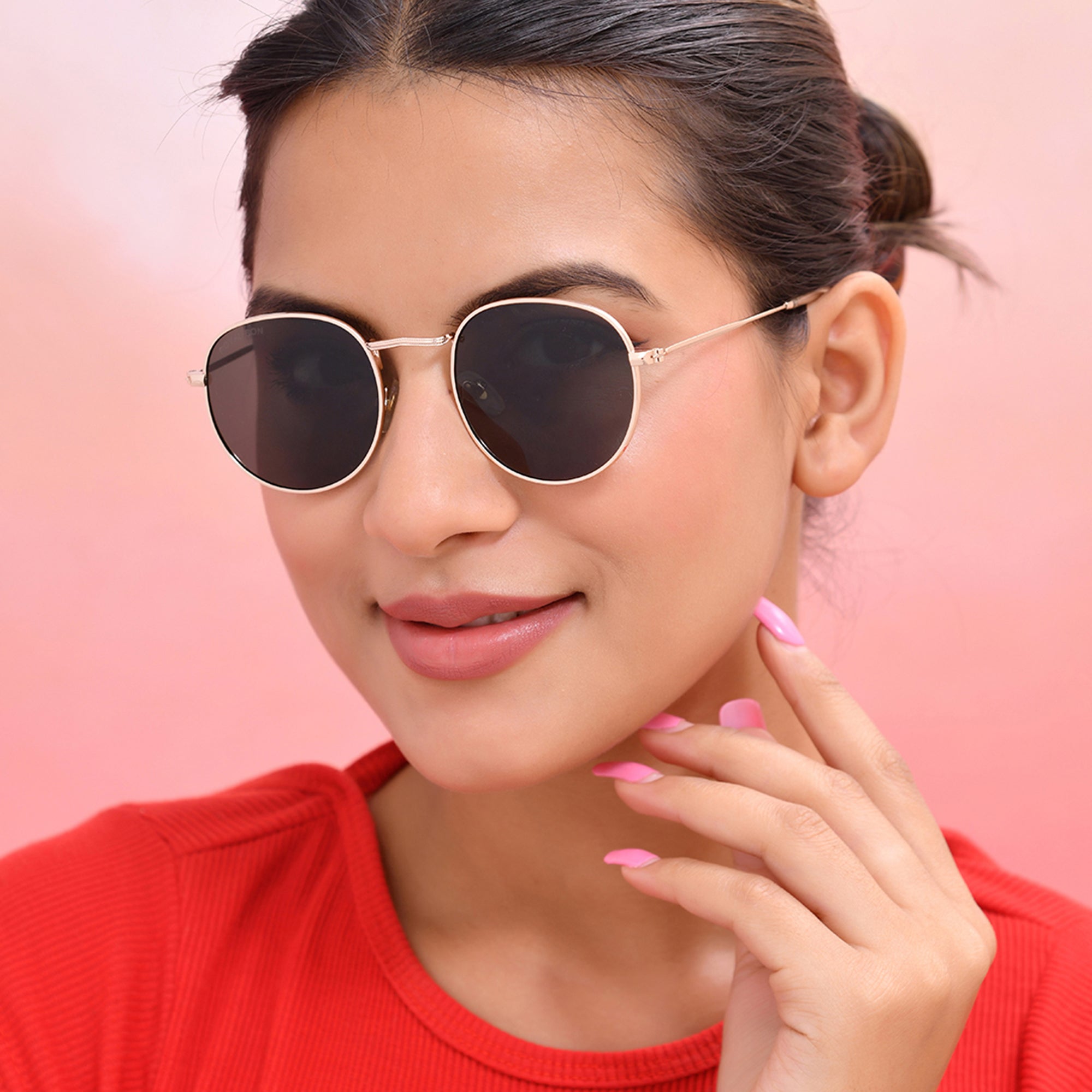 ROYAL SON UV Protected Round Sunglasses For Men and Women - RS0032AV