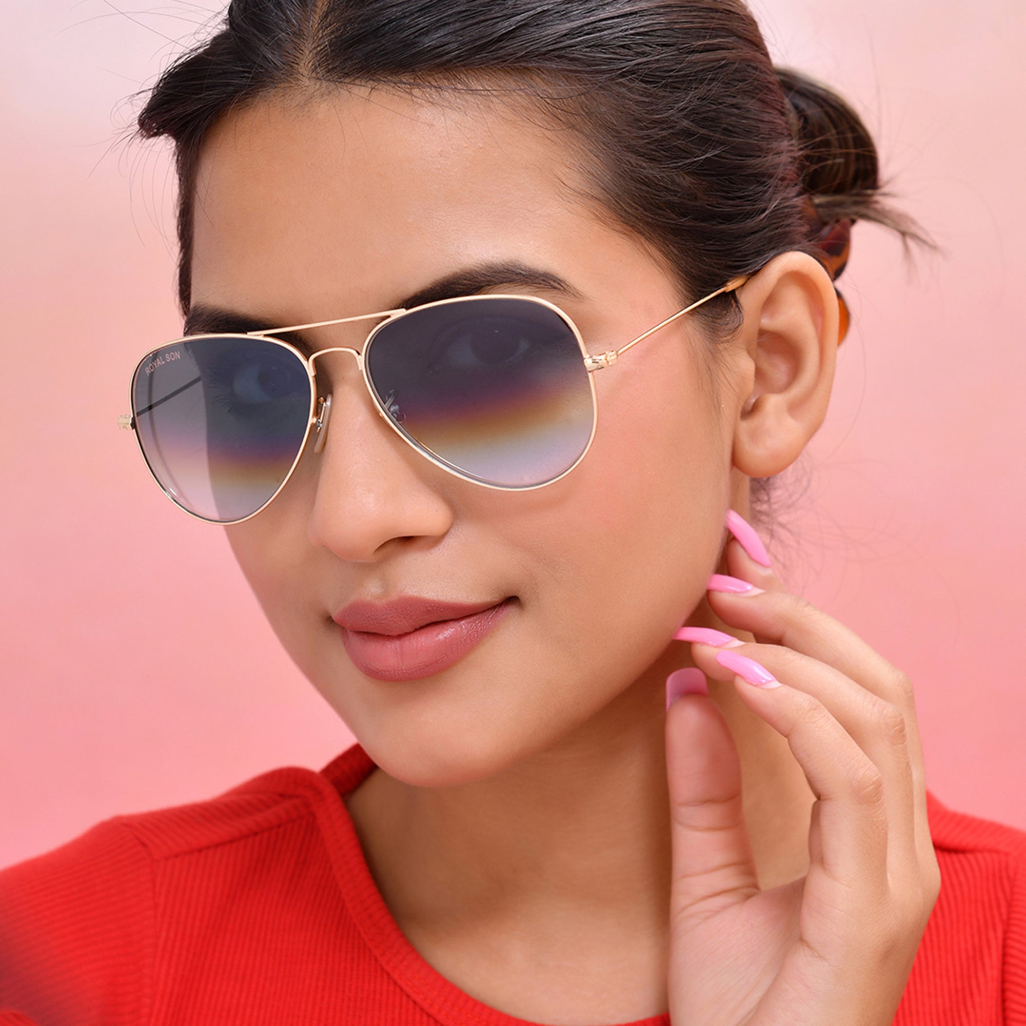 Royal Son Gradient UV Protection Sunglasses for Men & Women - SG-RS7070-C5