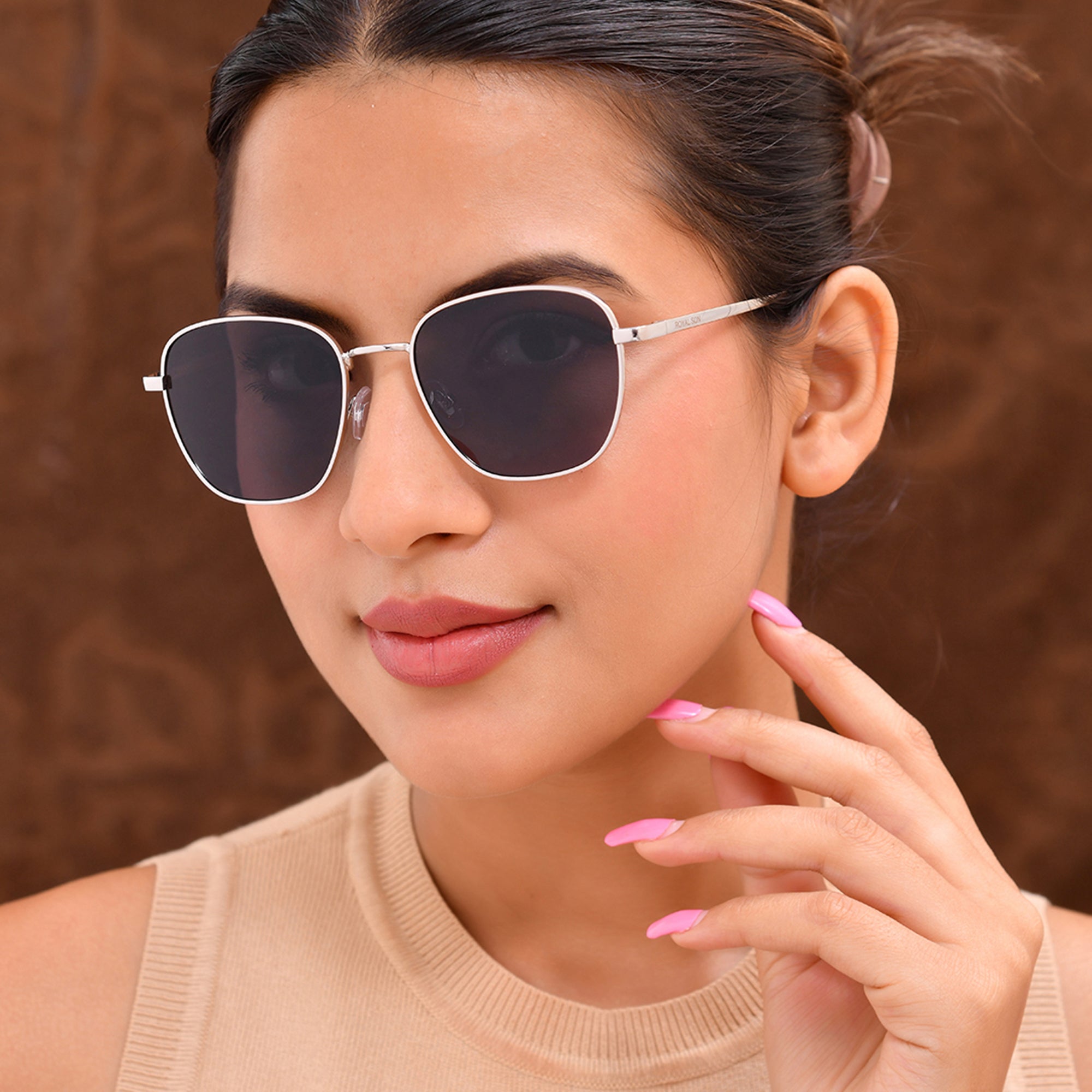 Royal Son Stylish UV Protection Square Sunglasses for Men & Women - SG-RS4040-C2