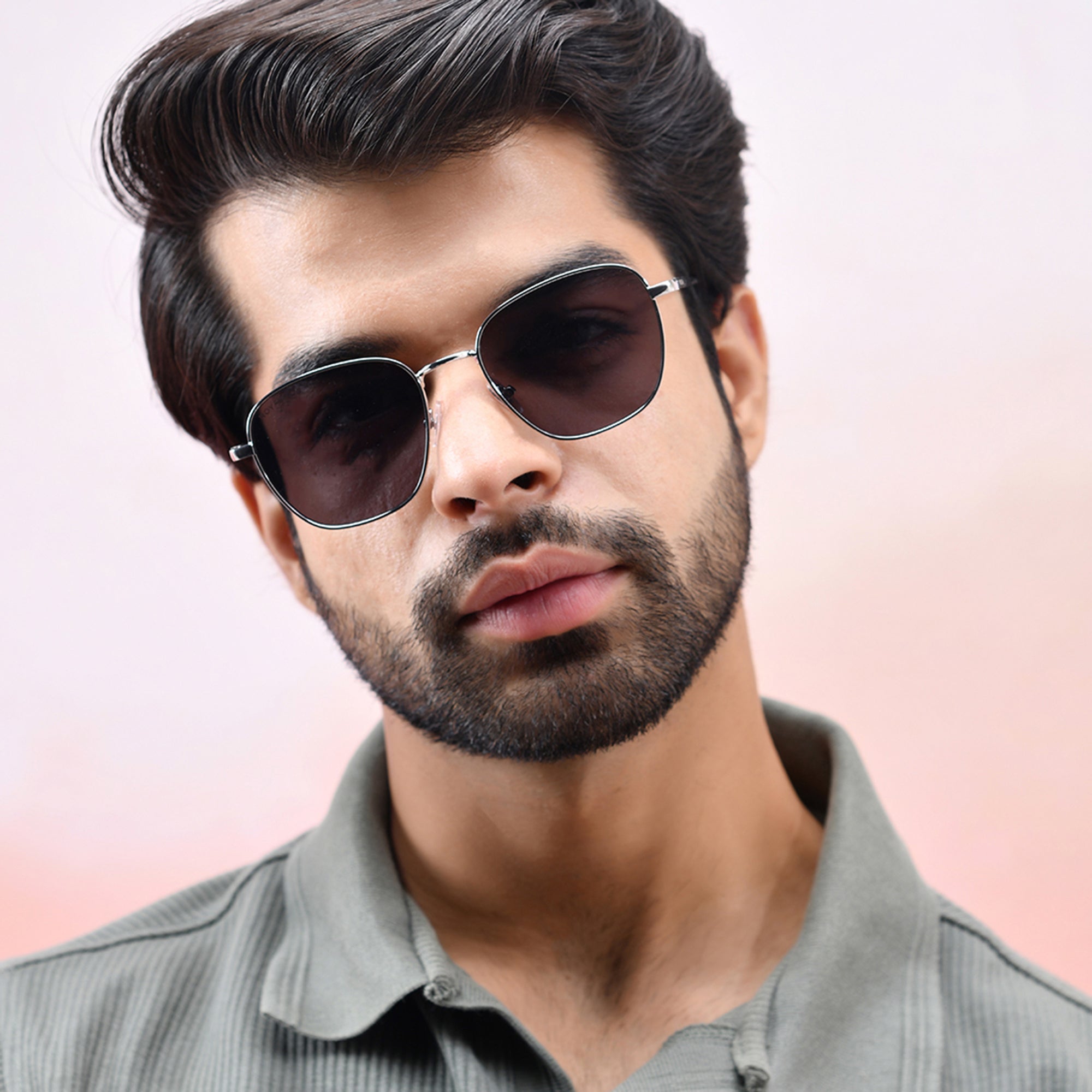 Royal Son Stylish UV Protection Square Sunglasses for Men & Women - SG-RS4040-C2