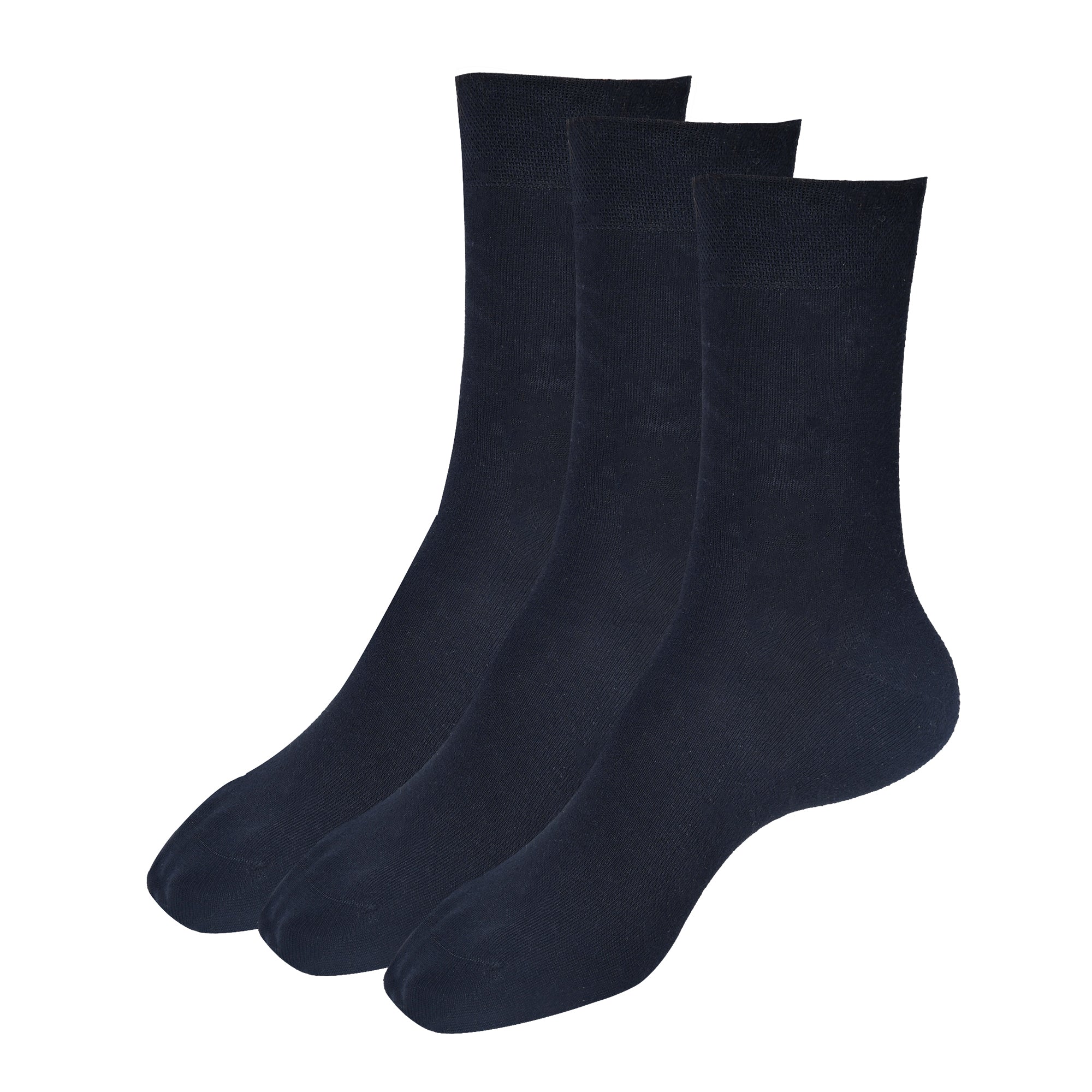 ROYAL SON Men’s Cotton Crew Socks - 3 Pairs - SC106-C2