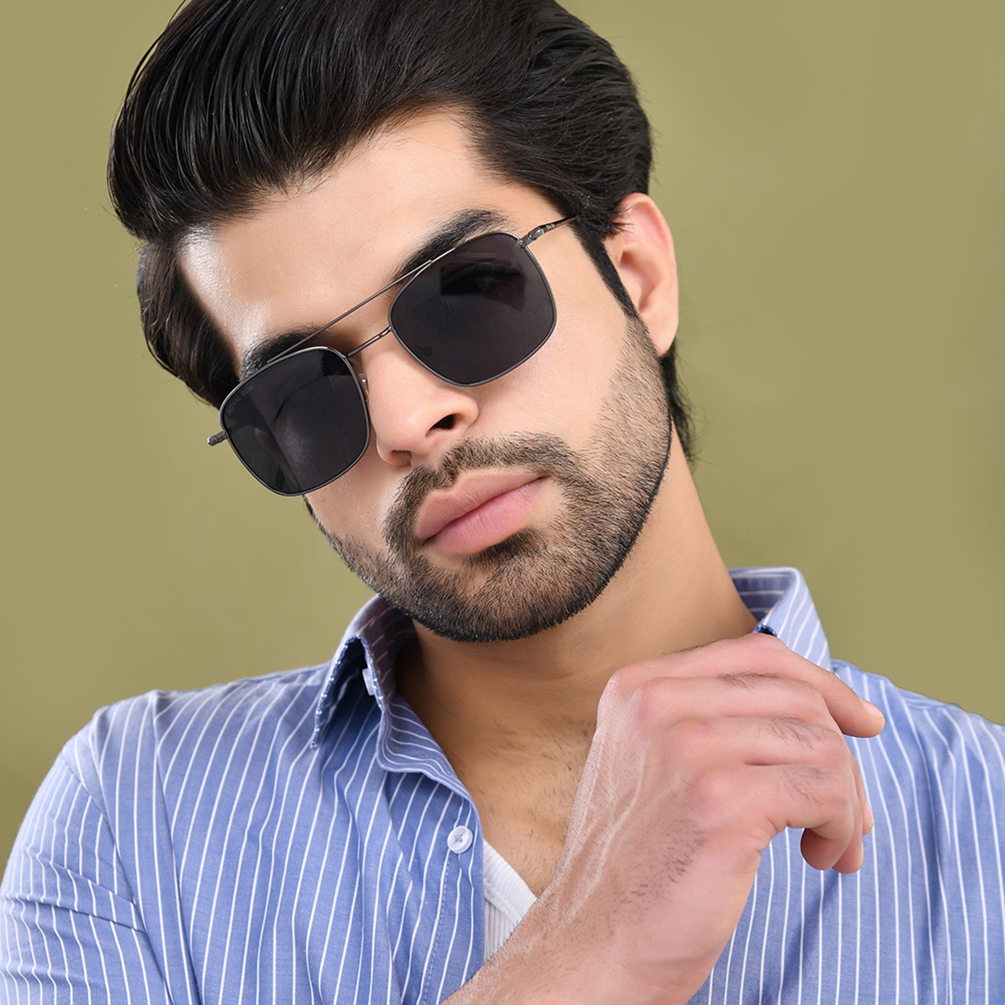 ROYAL SON UV Protected Square Sunglasses For Men And Women - RS0039AV