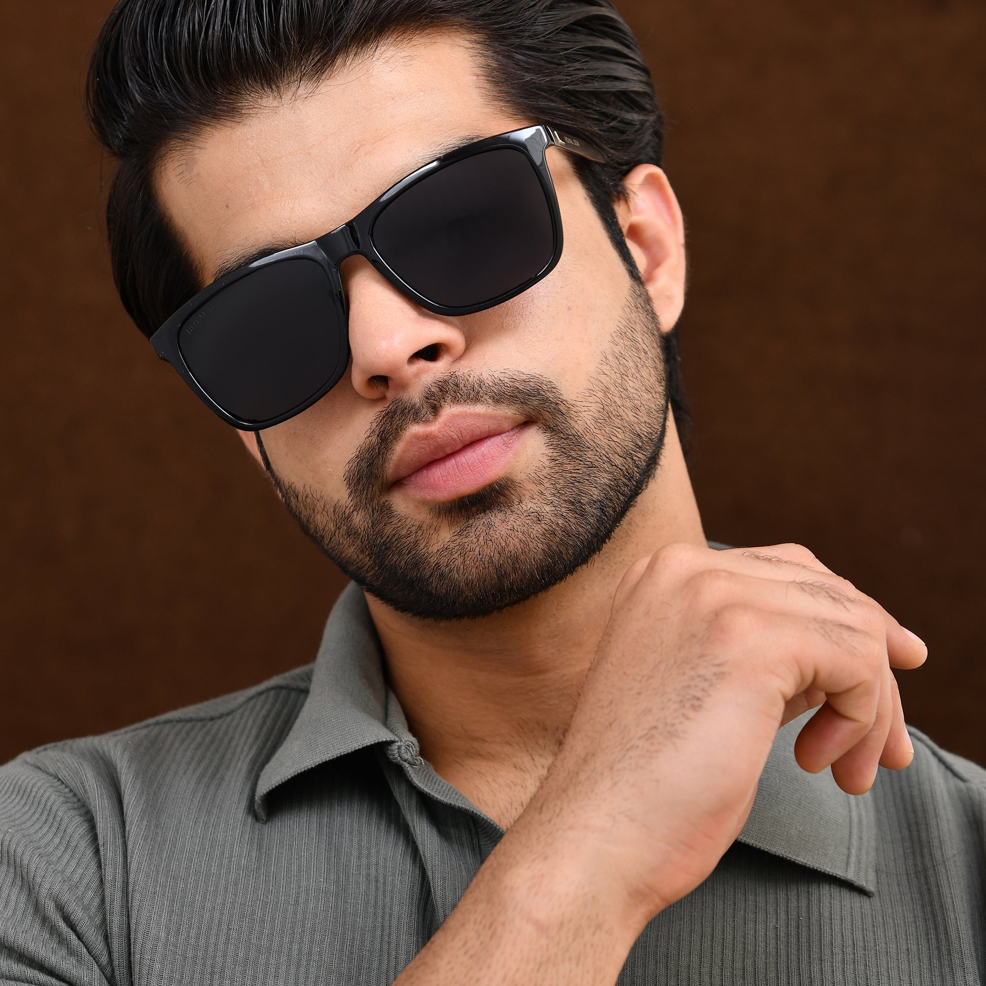 Royal Son Square Polarized Men Sunglasses - CHI0086-C1