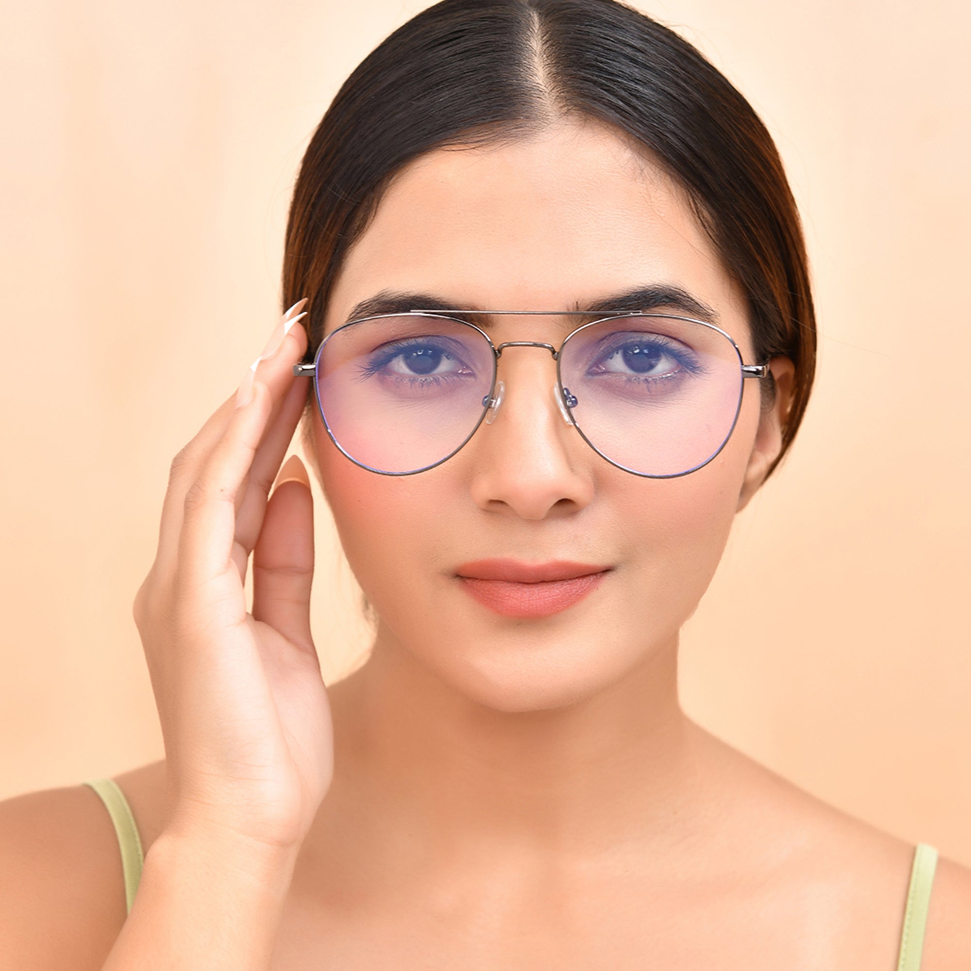 ROYAL SON Blue Block Spectacles Frames for Men and Women – RS5050-C1
