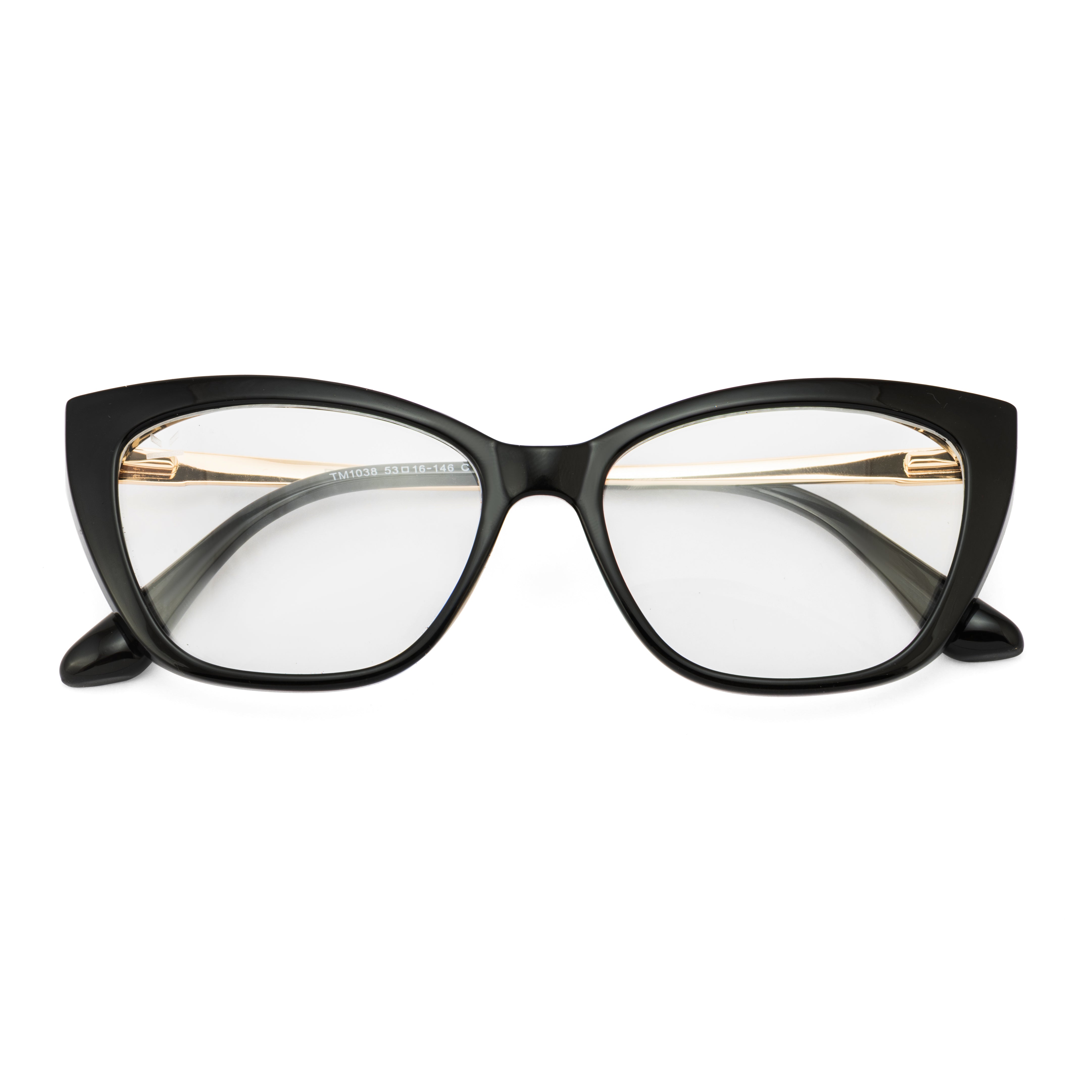 PERKEY Full Rim Cat Eye Bold Eyeglass Frame For Women - OPTL0024-C1