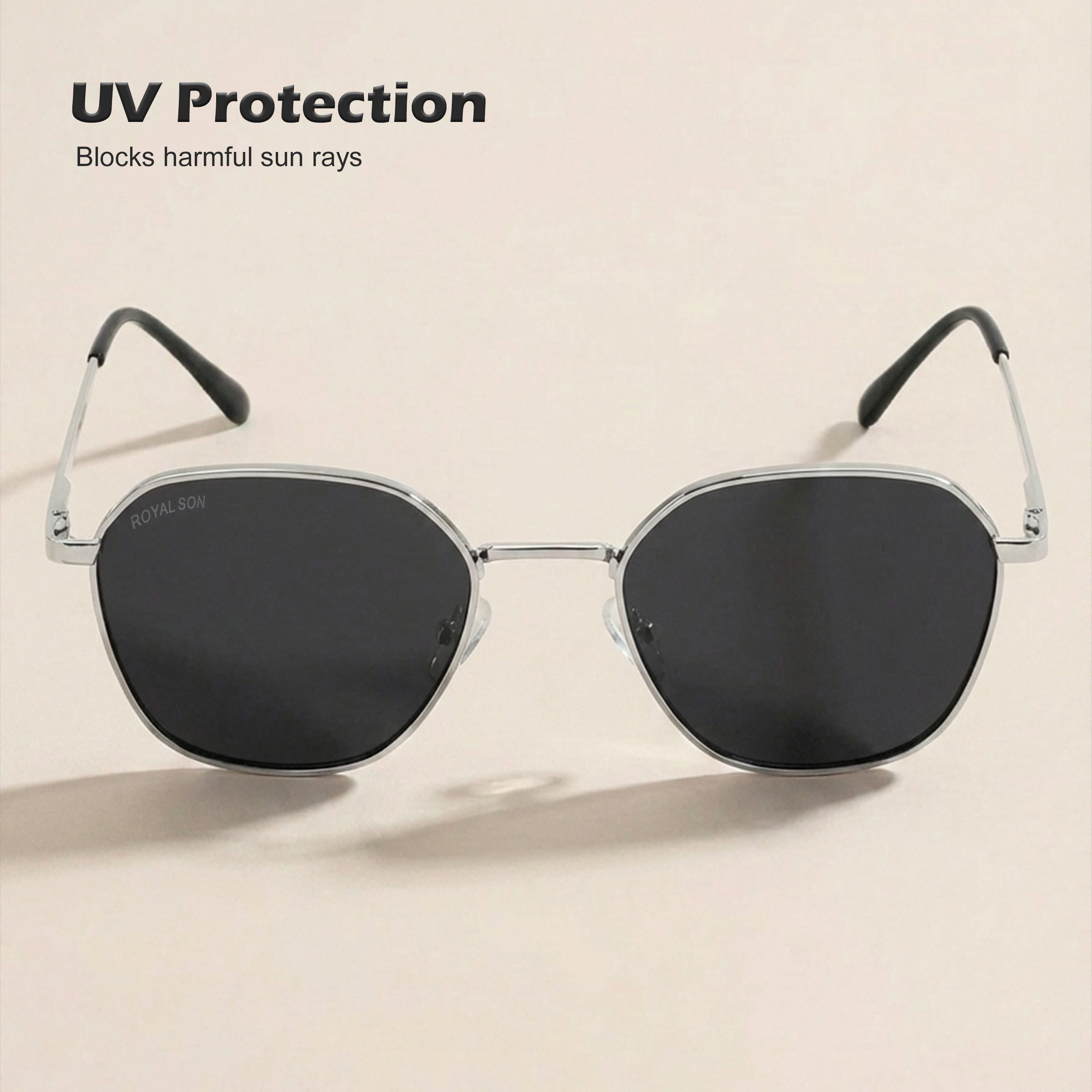 ROYAL SON Cooling Polarized Sunglasses with UV Protection For Men and Women - SG-RS6060-C2