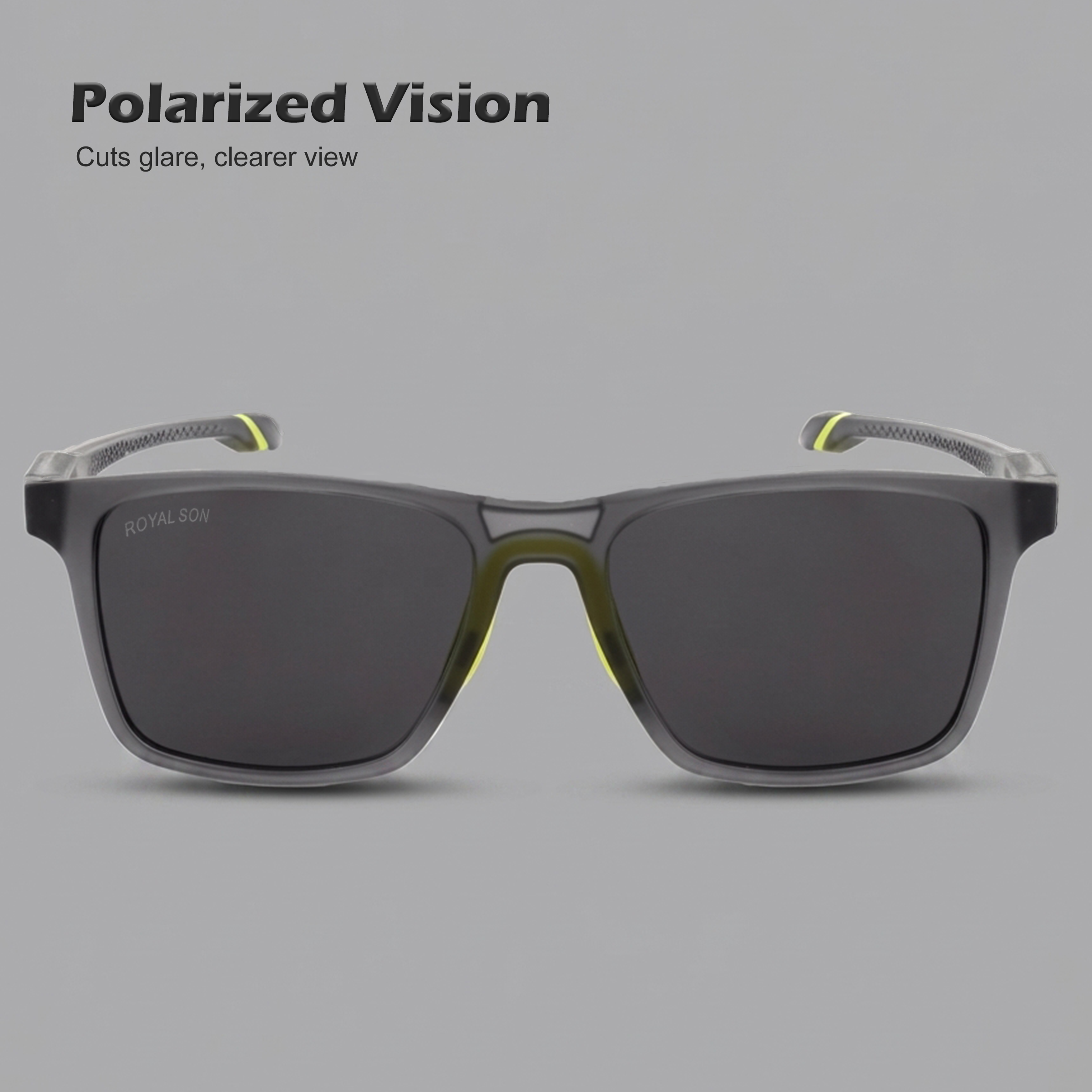 Royal Son Black Cooling Polarized Goggles For Men Stylish - SG-RS1010-C3