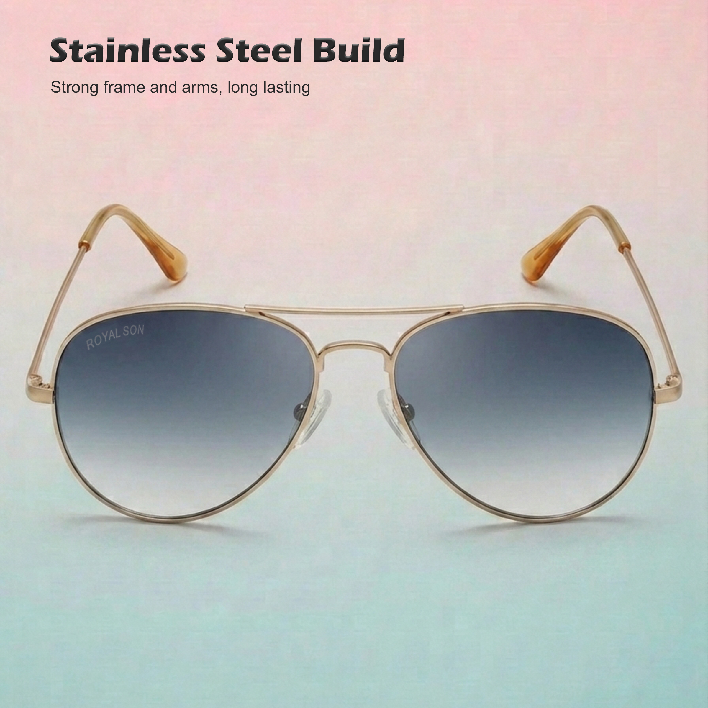 Royal Son Gradient UV Protection Sunglasses for Men & Women - SG-RS7070-C5