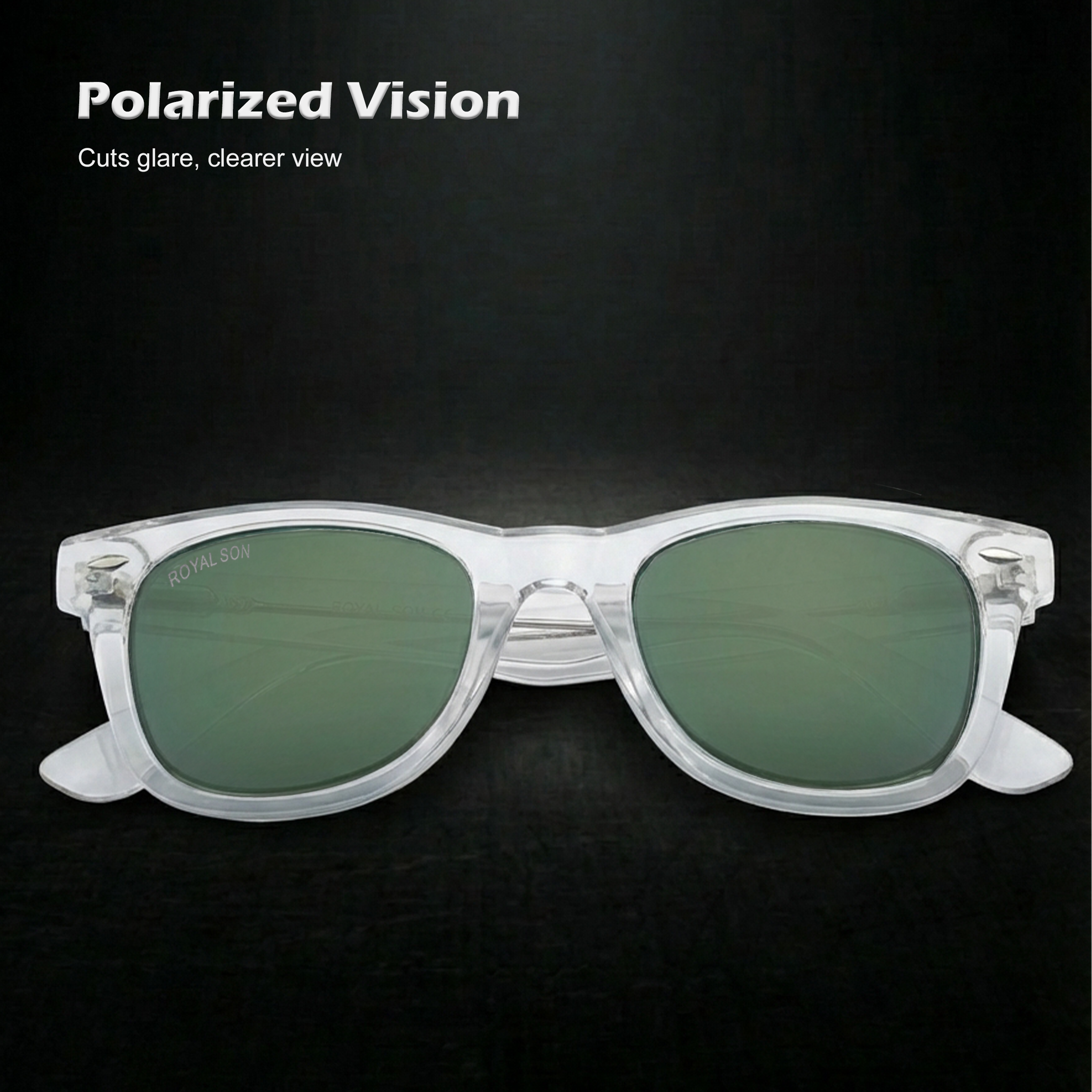 ROYAL SON Cooling Polarized Sunglasses for Men Women - SG-RS3030-C3