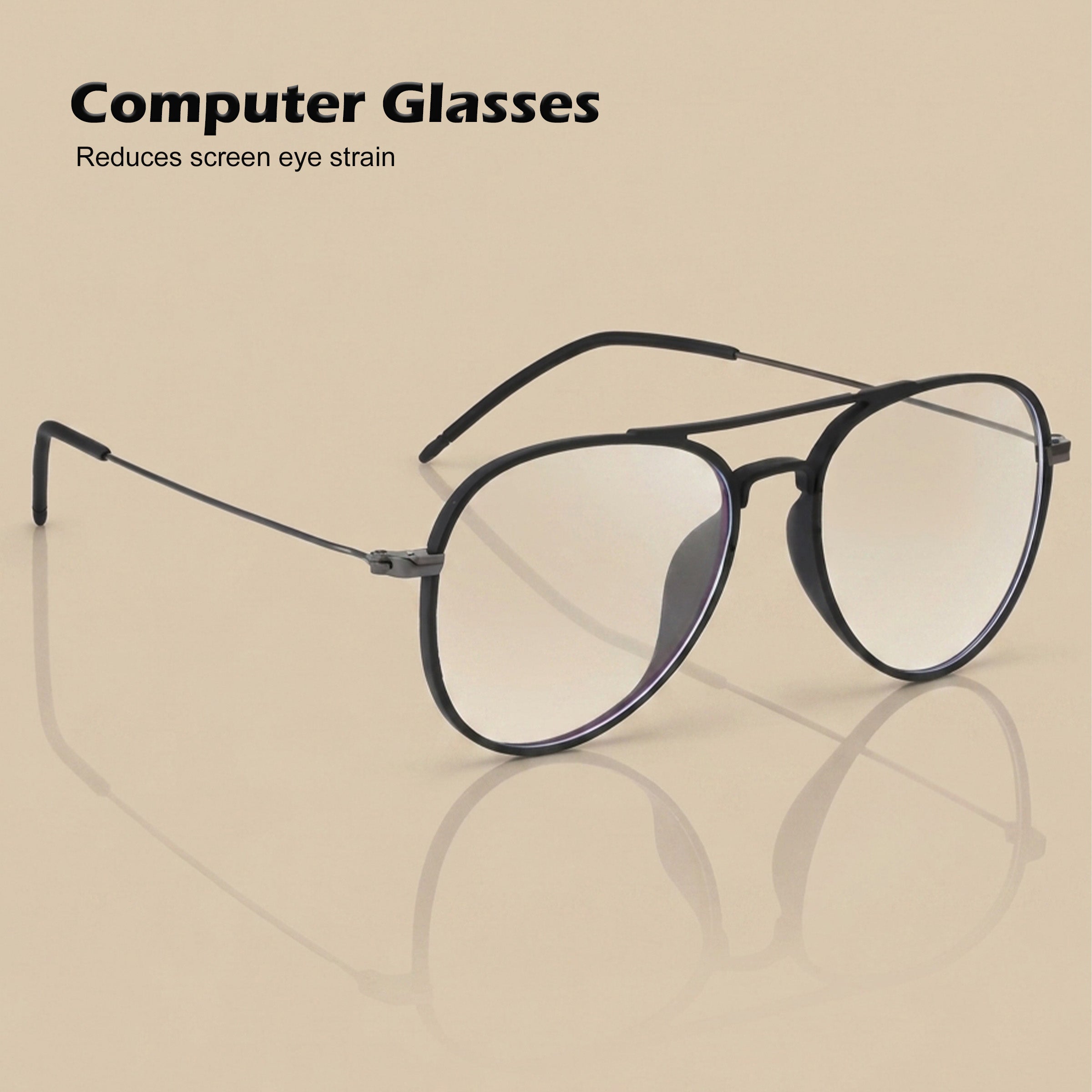 Royal Son Blue Ray Cut Men Women Eye Glasses - SF002-C1