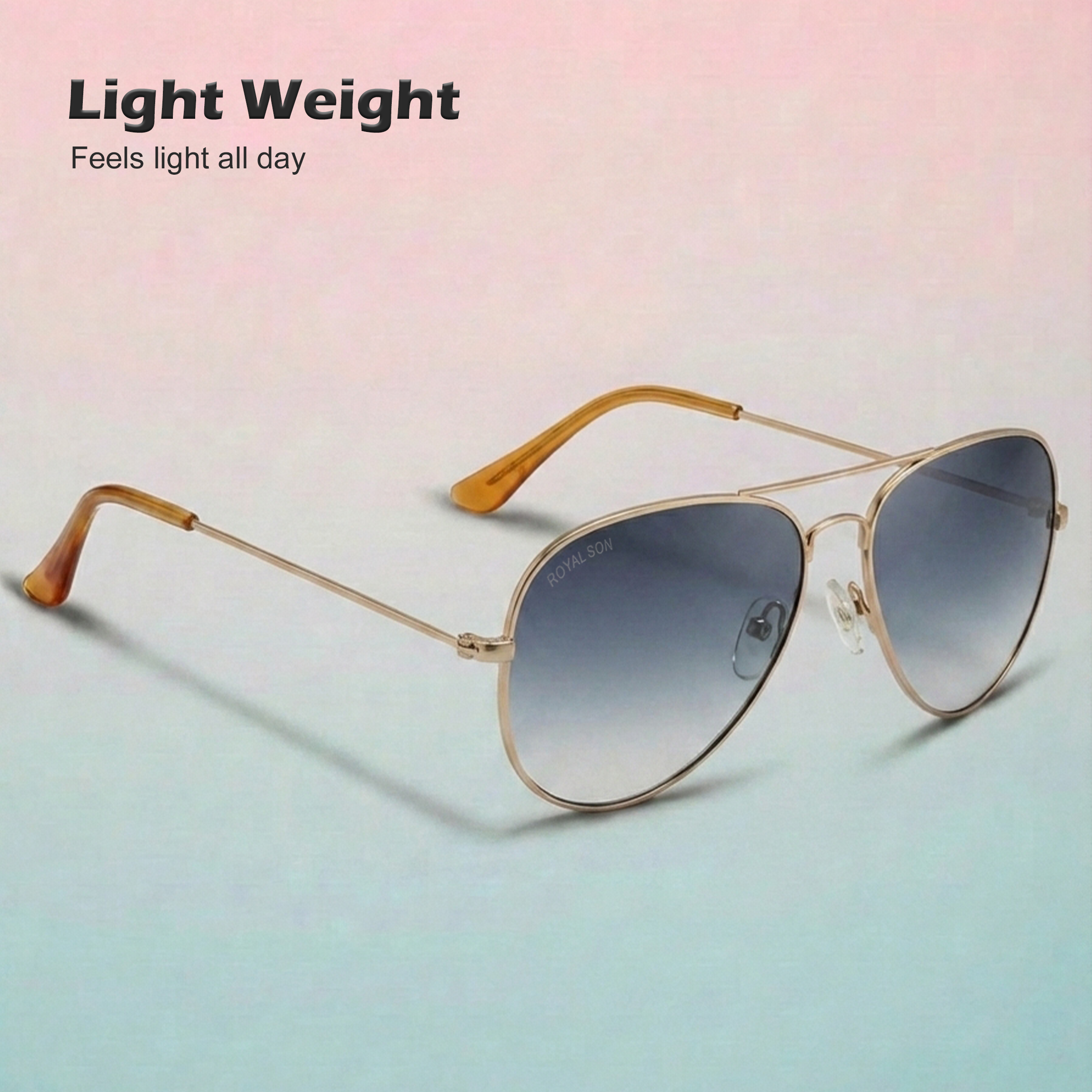 Royal Son Gradient UV Protection Sunglasses for Men & Women - SG-RS7070-C5