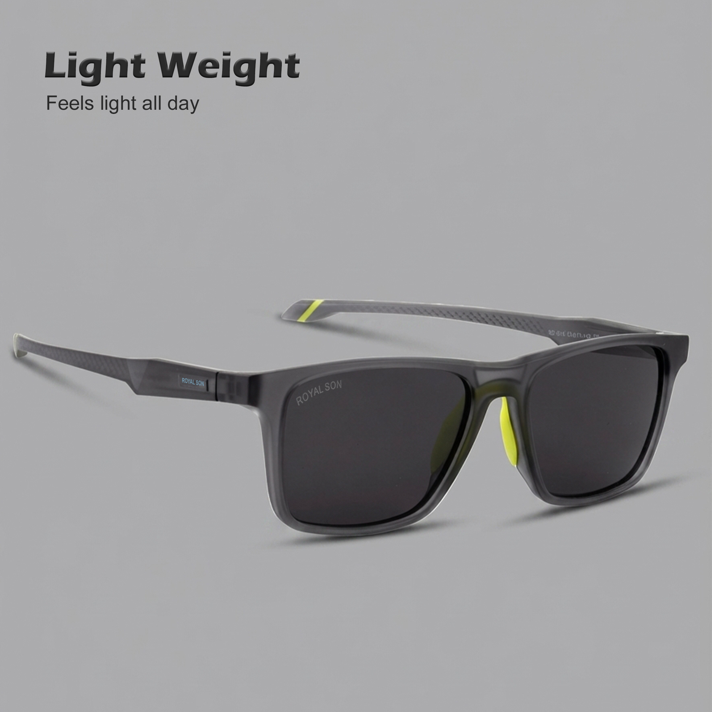 Royal Son Black Cooling Polarized Goggles For Men Stylish - SG-RS1010-C3