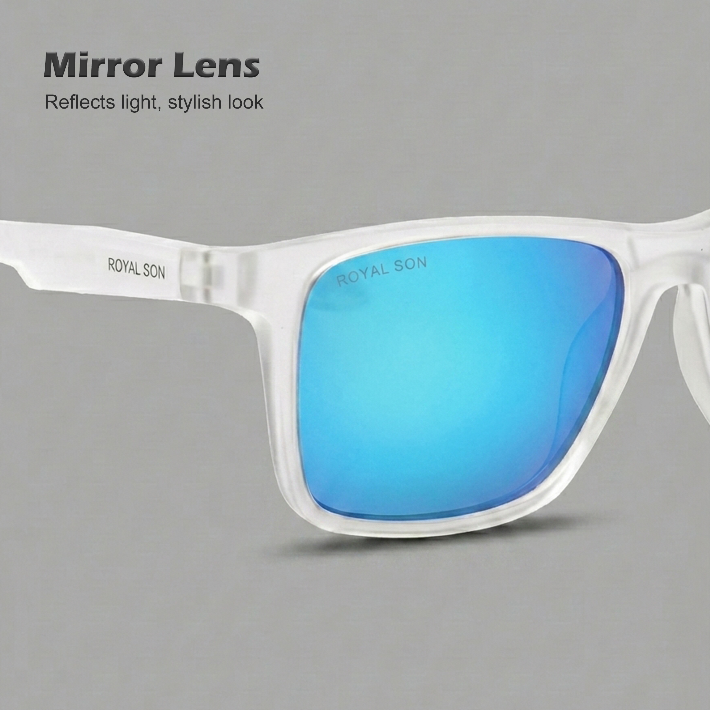 Royal Son Mirrored Polarized Sports Sunglasses For Men - SG-RS1010-C5