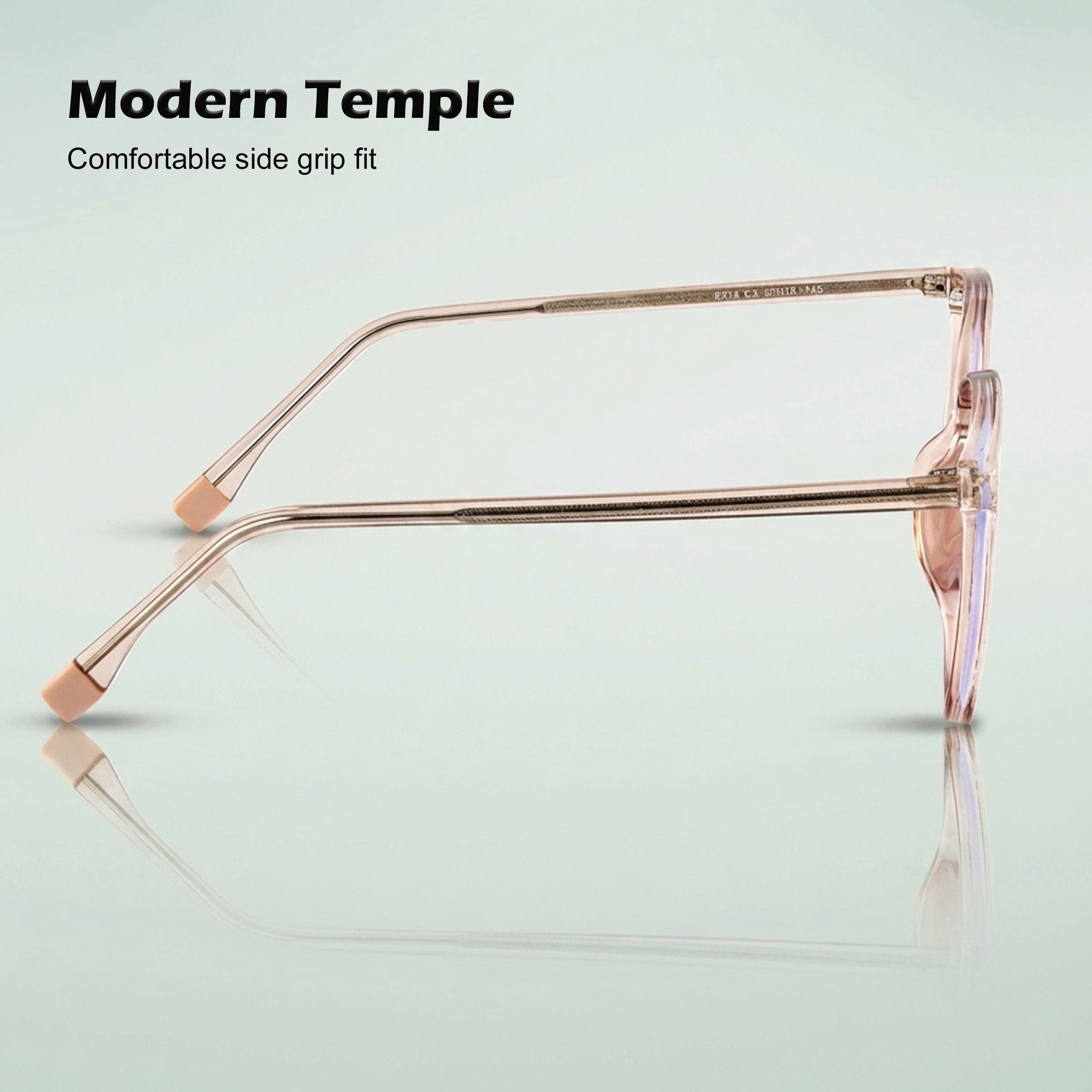 Royal Son Square Transparent Blue Light Blocking Uv Protection Stylish Men Frames - SF0026-C4