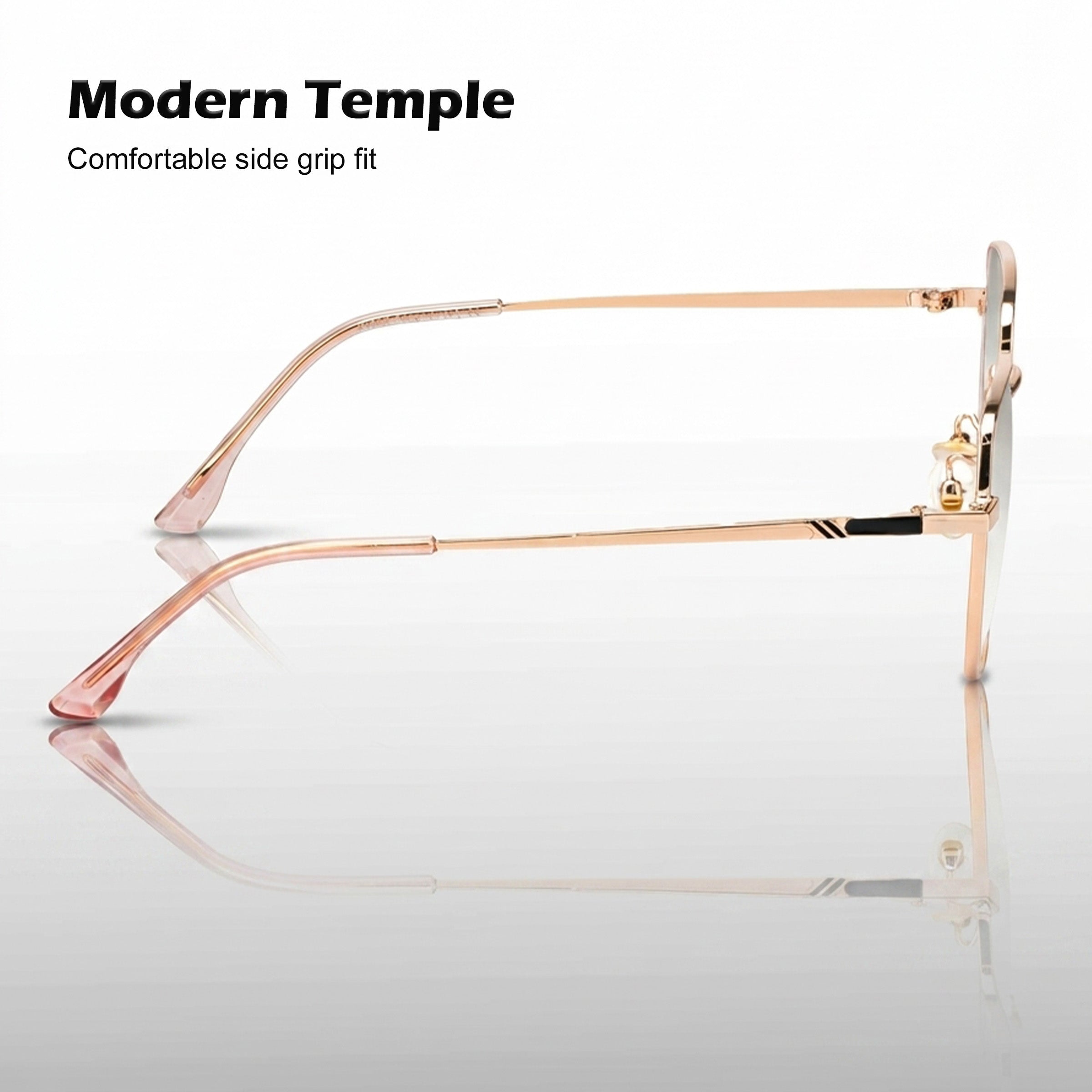 Royal Son Polygon Blue Ray Cut Men Women Eye Glasses - SF0016-C5