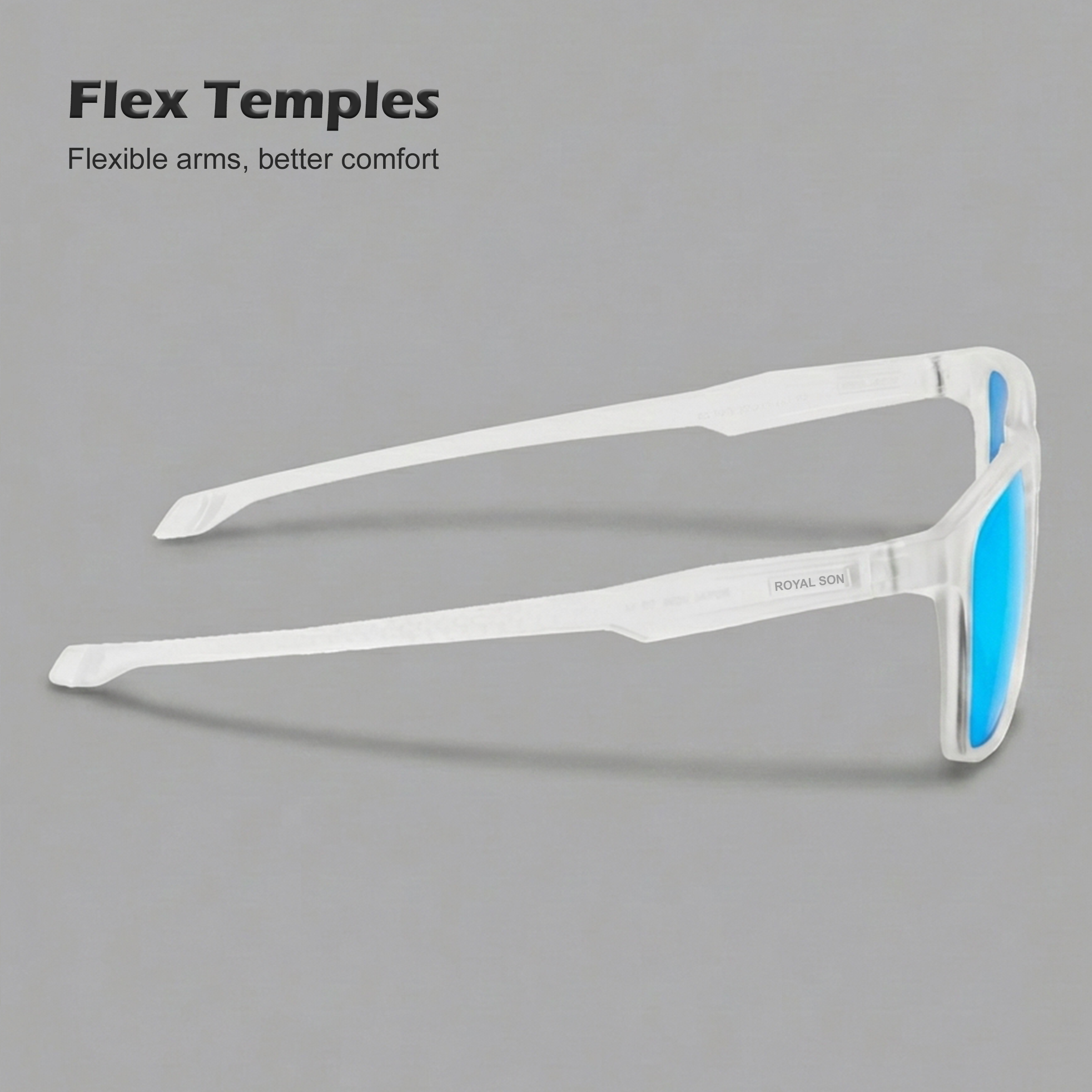 Royal Son Mirrored Polarized Sports Sunglasses For Men - SG-RS1010-C5