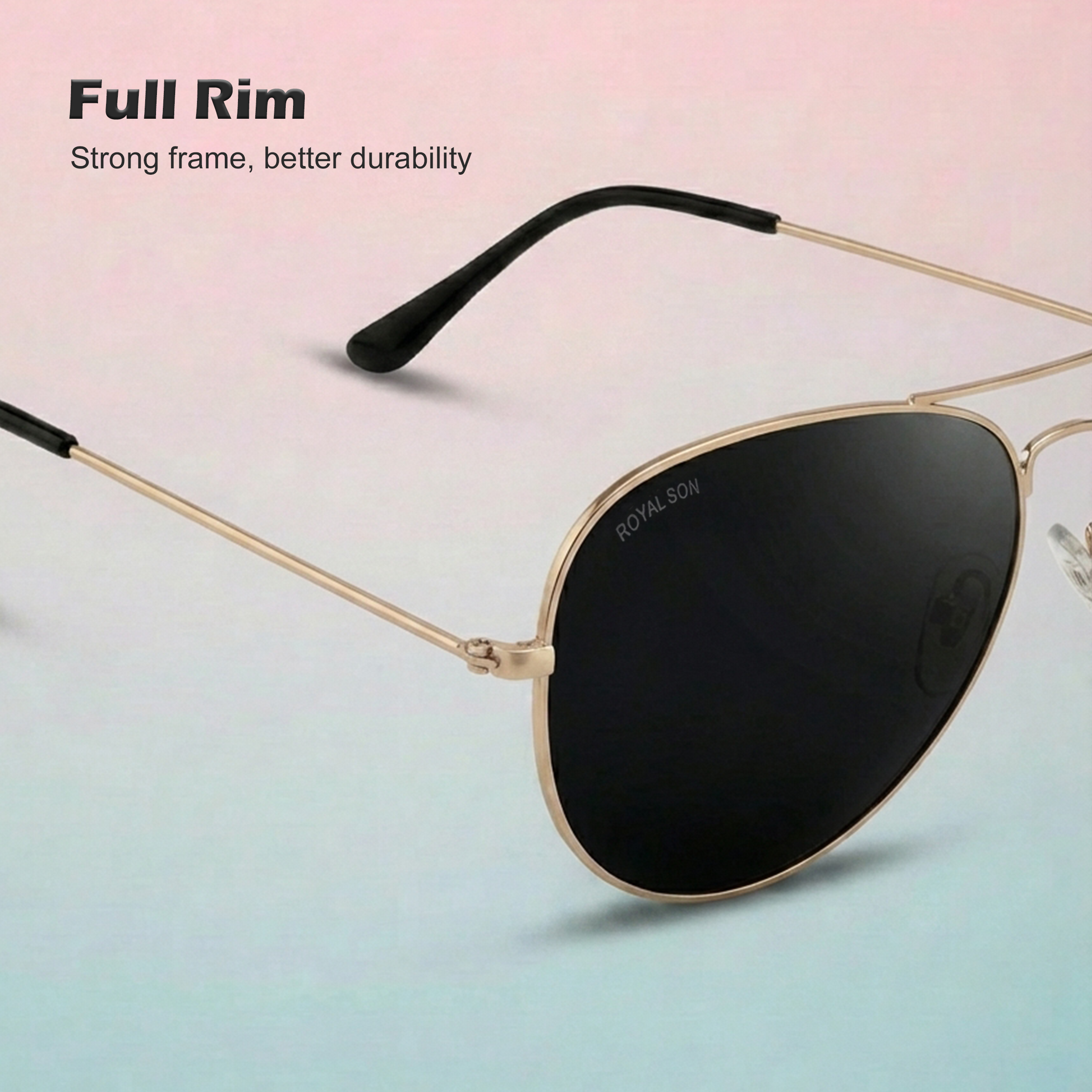Royal Son Cooling UV Protection Sunglasses for Men & Women - SG-RS7070-C3