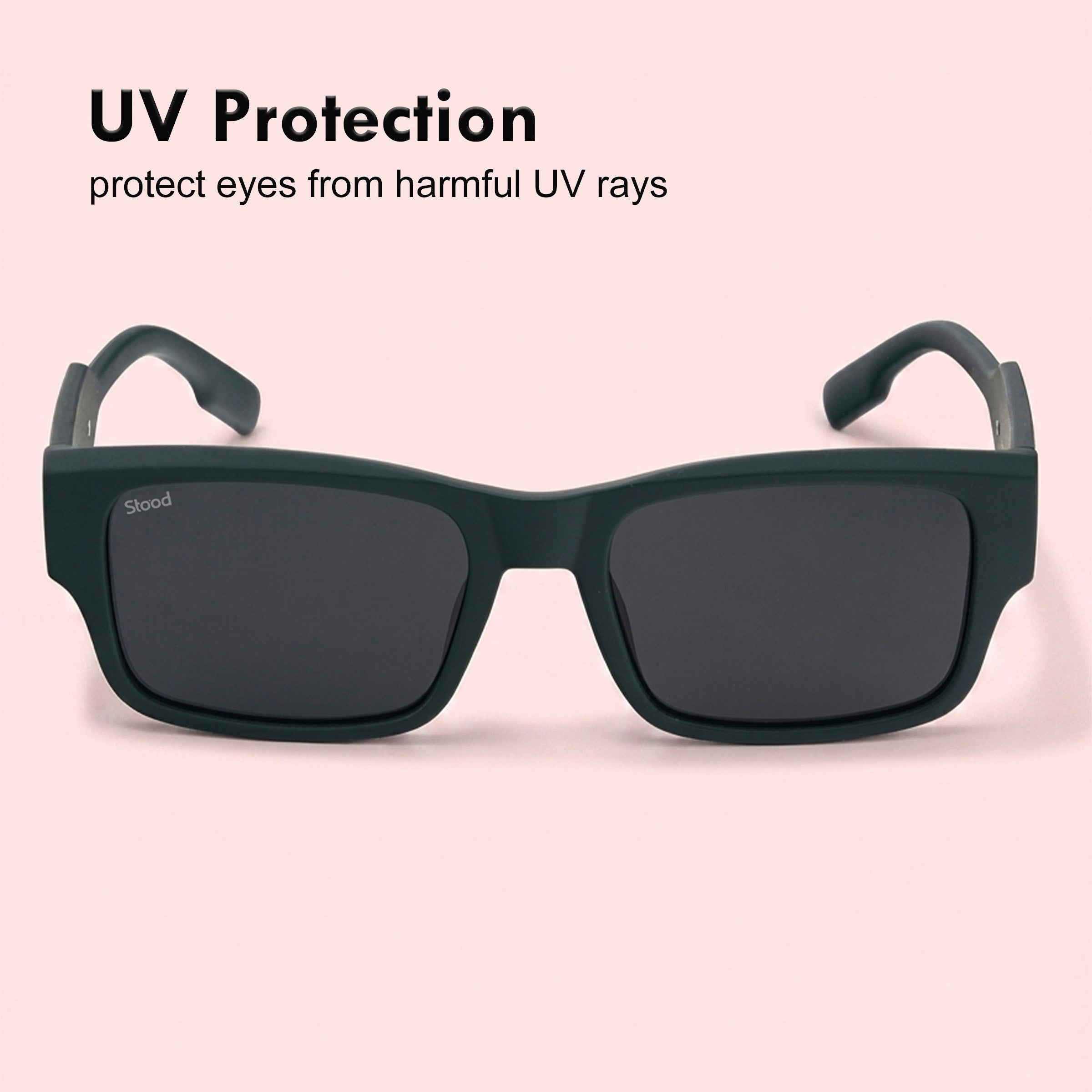 Stood Square Black Polarized UV Protection Goggles For Men & Women Sunglasses – SG-STD0029-C3