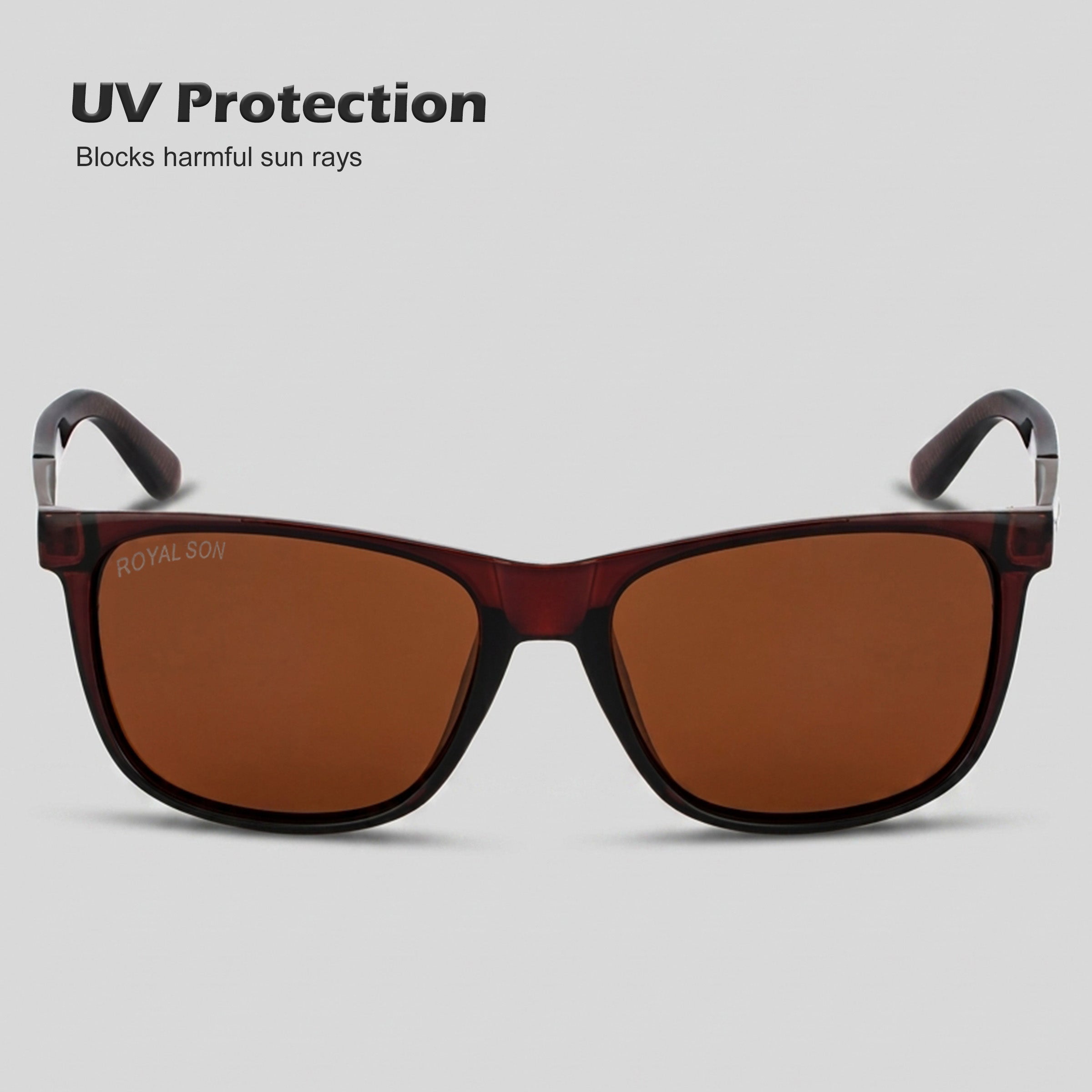 Royal Son Square Polarized Men Women Sunglasses - CHI00121-C2