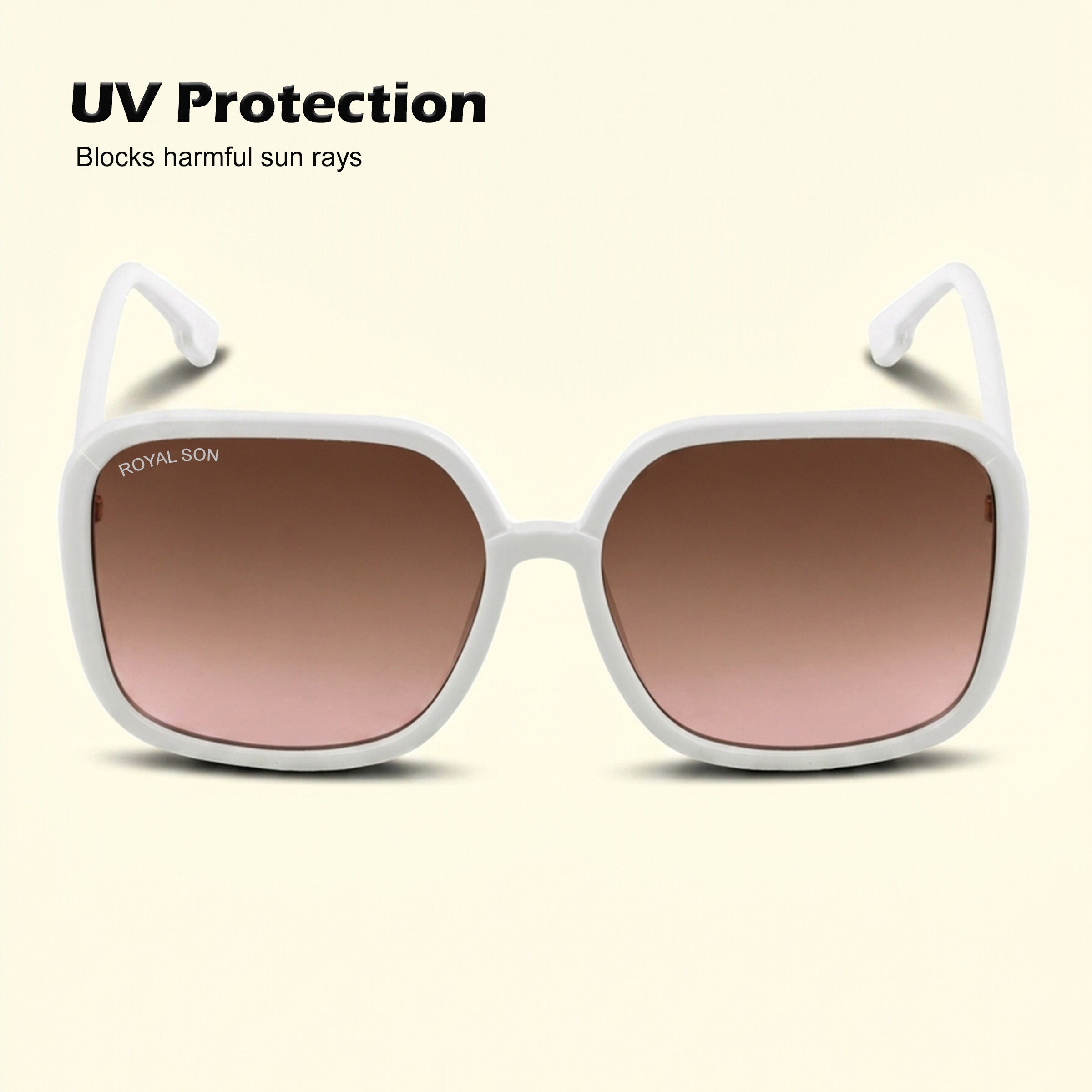Royal Son Oversized Square UV Protected Women Sunglasses - CHI0096-C8