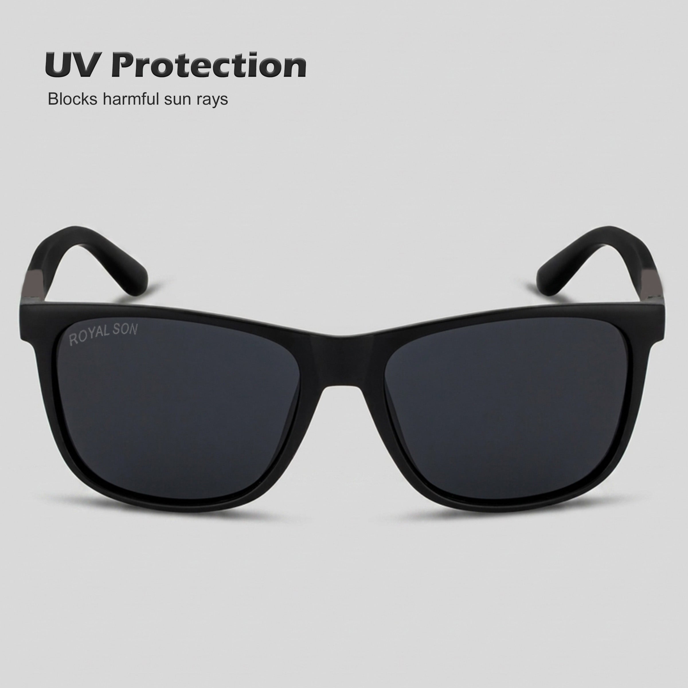 Royal Son Square Polarized Men Women Sunglasses - CHI00121-C1