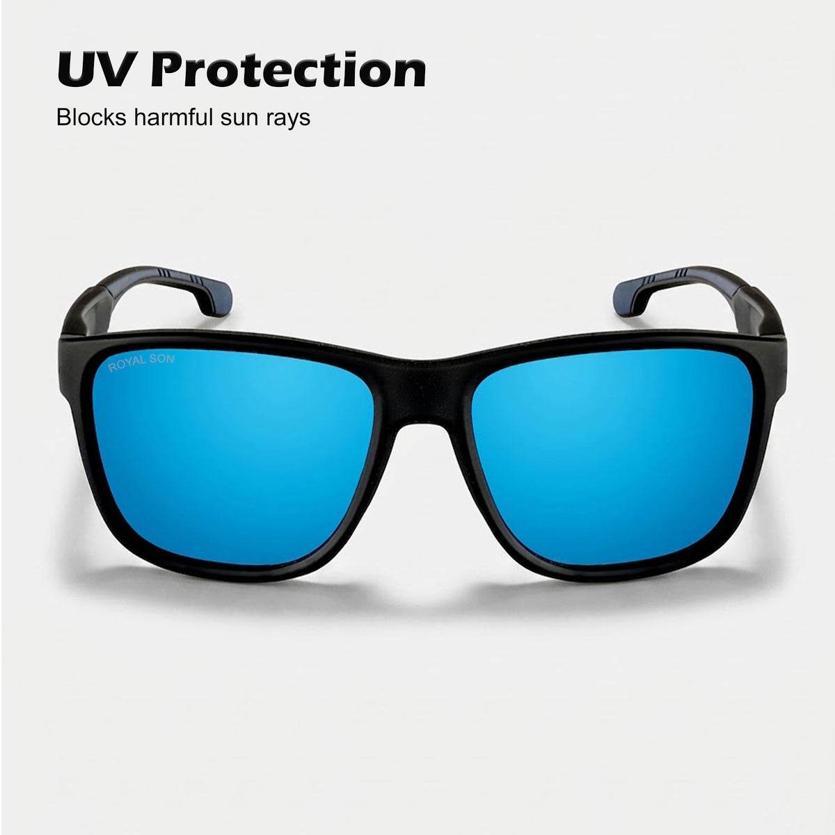 Royal Son Sports Black Polarized Sunglasses Men Women- CHI00173-C3