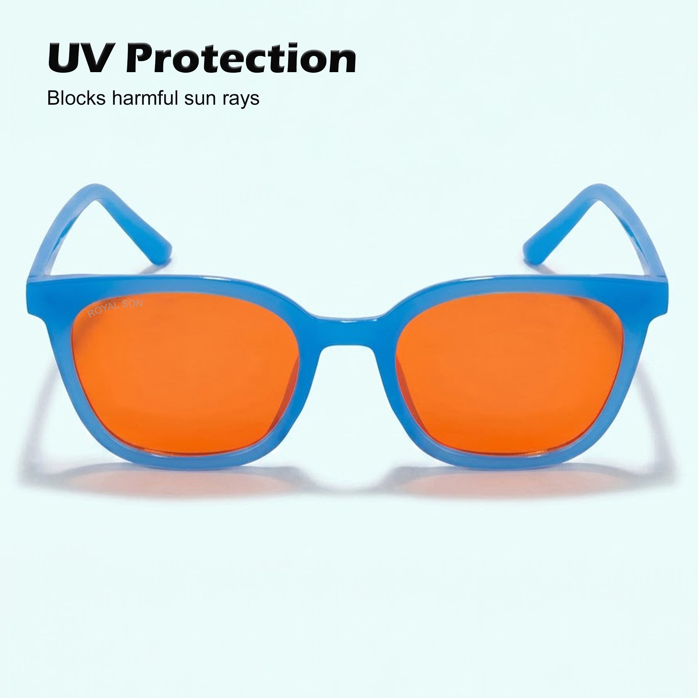 Royal Son Cat Eye Black Sunglasses  Men Women  CHI00165-C3