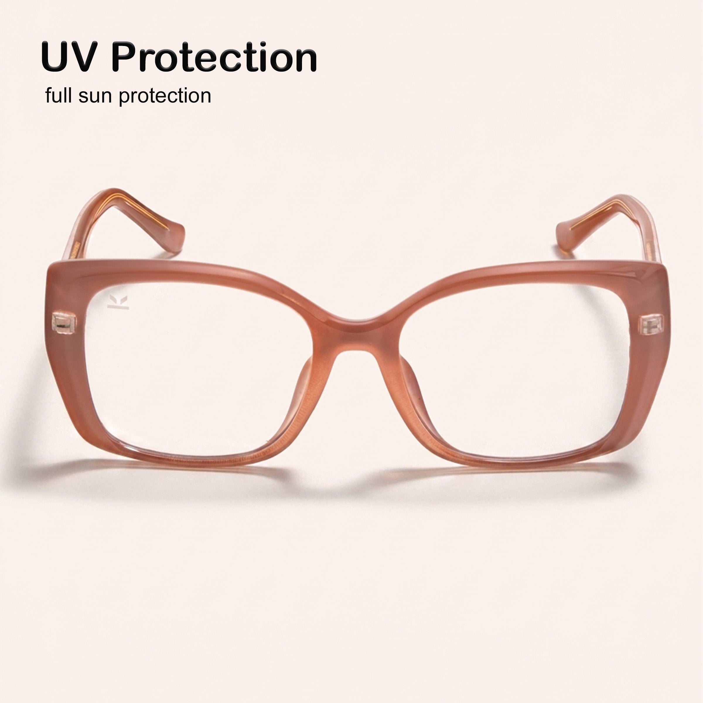 Perkey Square Eye Protection Anti Glare Computer Glasses For Women – OPTL0029-C1