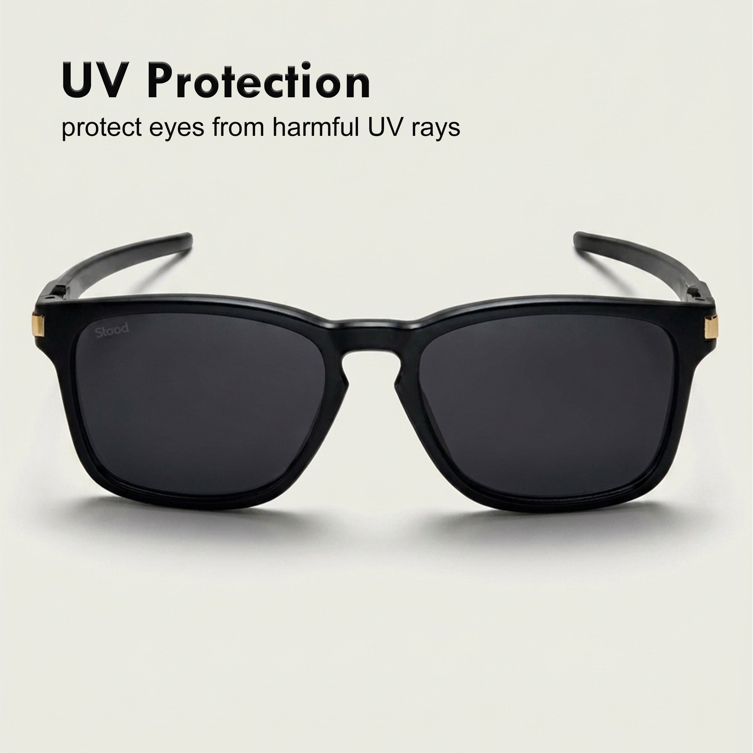 Stood Retro Square Polarized UV Protection Sunglasses For Men & Women Stylish – SG-STD0019-C1