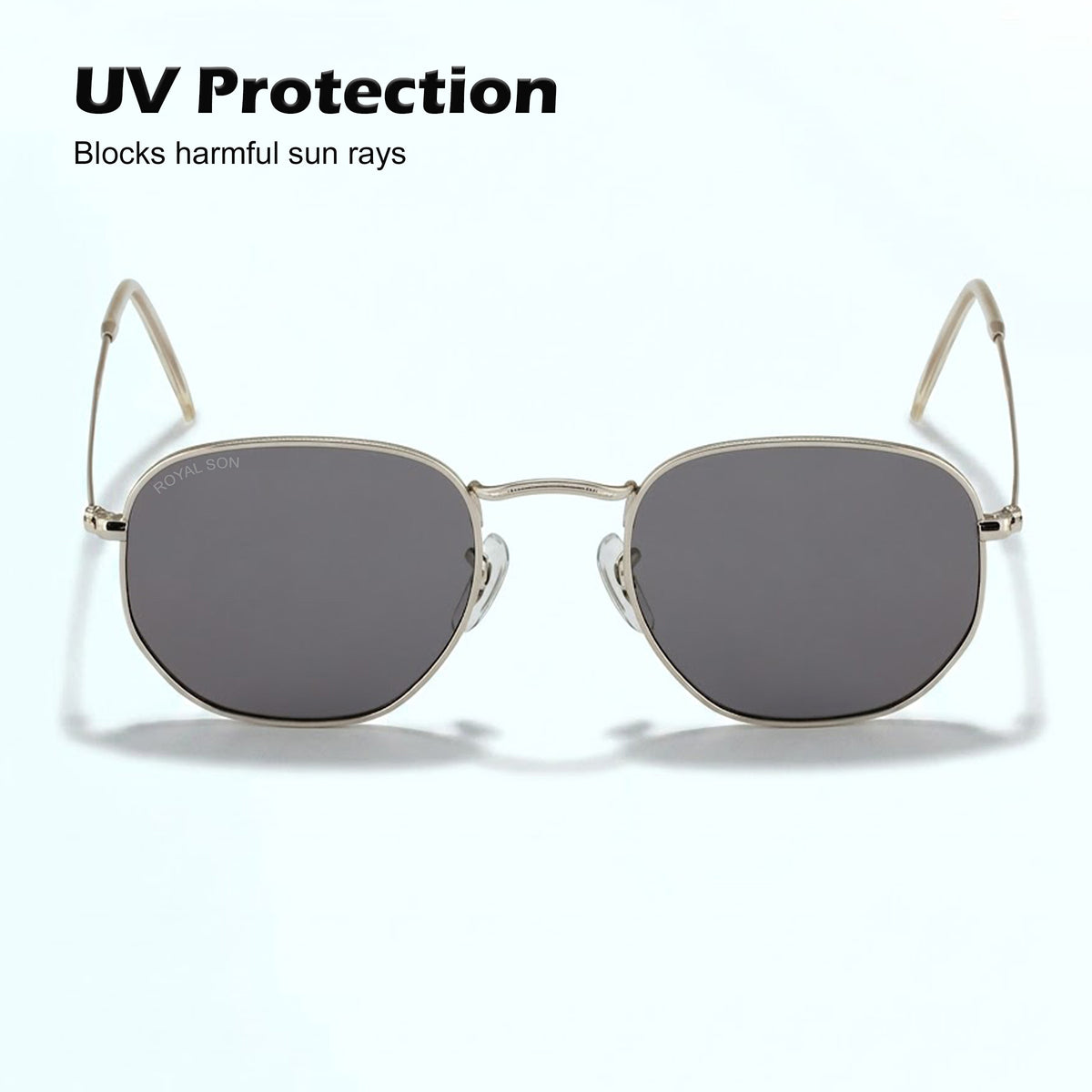 Royal Son Hexagonal Polarized Men Women Sunglasses - CHI00108-C5