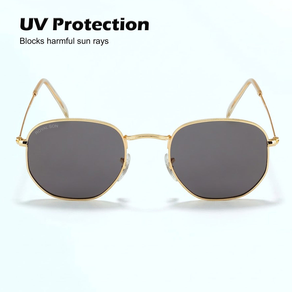 Royal Son Hexagonal Polarized Men Women Sunglasses - CHI00108-C6